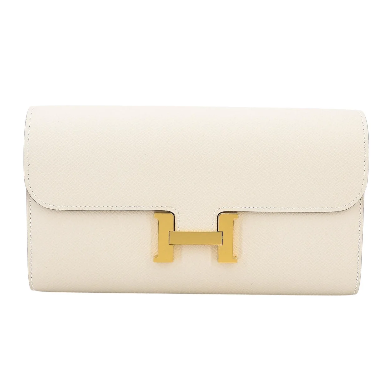 에르메스 콘스탄스 롱 투 고 지갑 크레 앱송 골드 하드웨어 (100% HAND MADE)