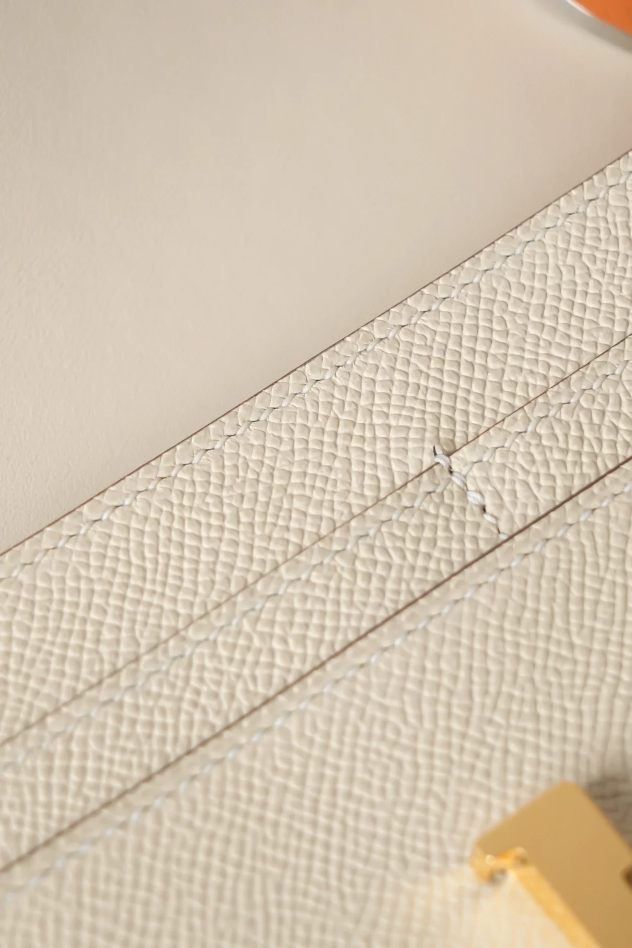 에르메스 콘스탄스 롱 투 고 지갑 크레 앱송 골드 하드웨어 (100% HAND MADE)