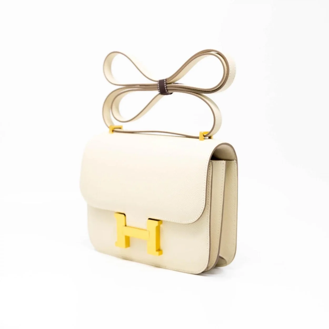 에르메스 콘스탄스 18 화이트 앱송 골드 하드웨어 (100% HAND MADE)