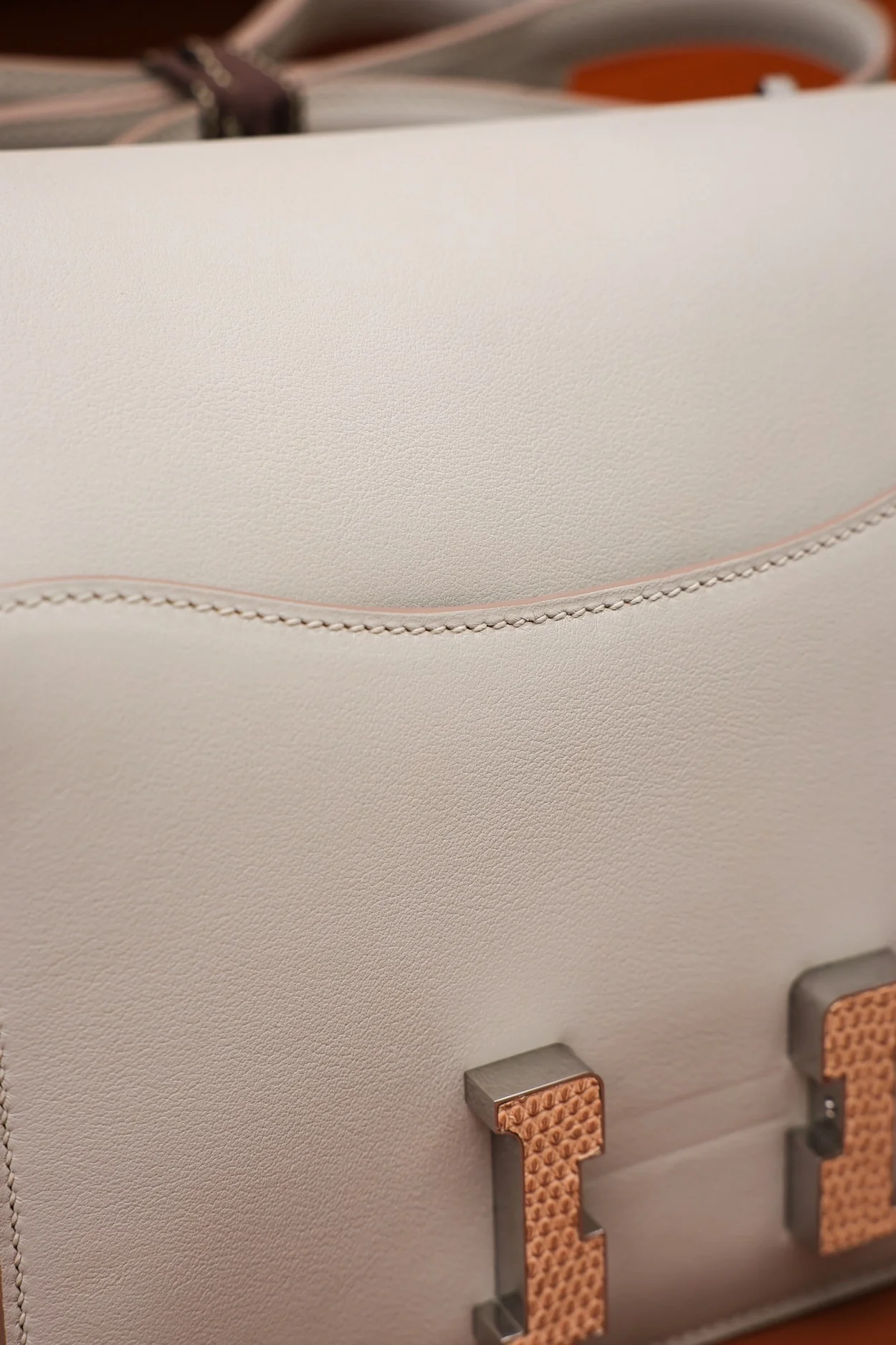 에르메스 콘스탄스 18 크레 스위프트 리자드 버클 팔라듐 하드웨어 (100% HAND MADE)