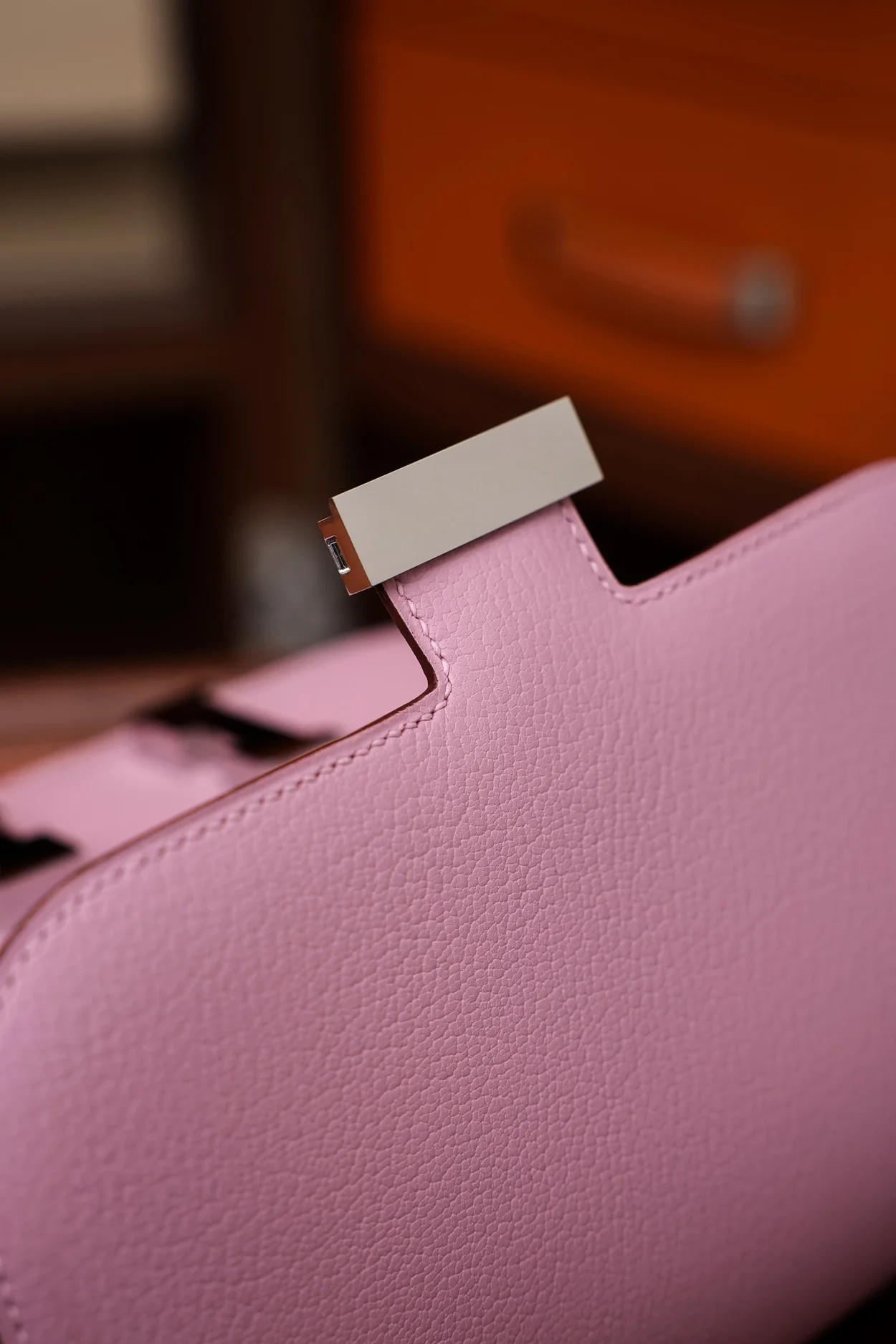 에르메스 콘스탄스 18 핑크 에버컬러 팔라듐 하드웨어 (100% HAND MADE)