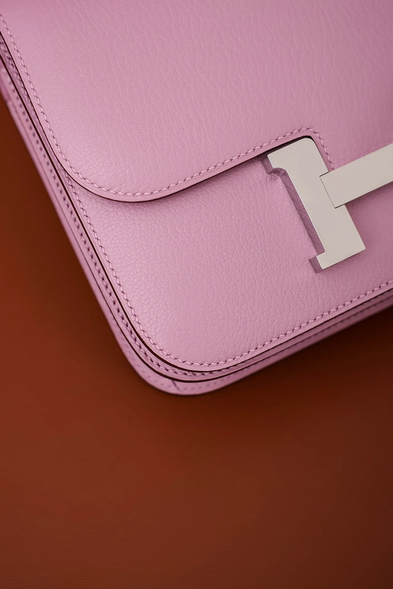 에르메스 콘스탄스 18 핑크 에버컬러 팔라듐 하드웨어 (100% HAND MADE)