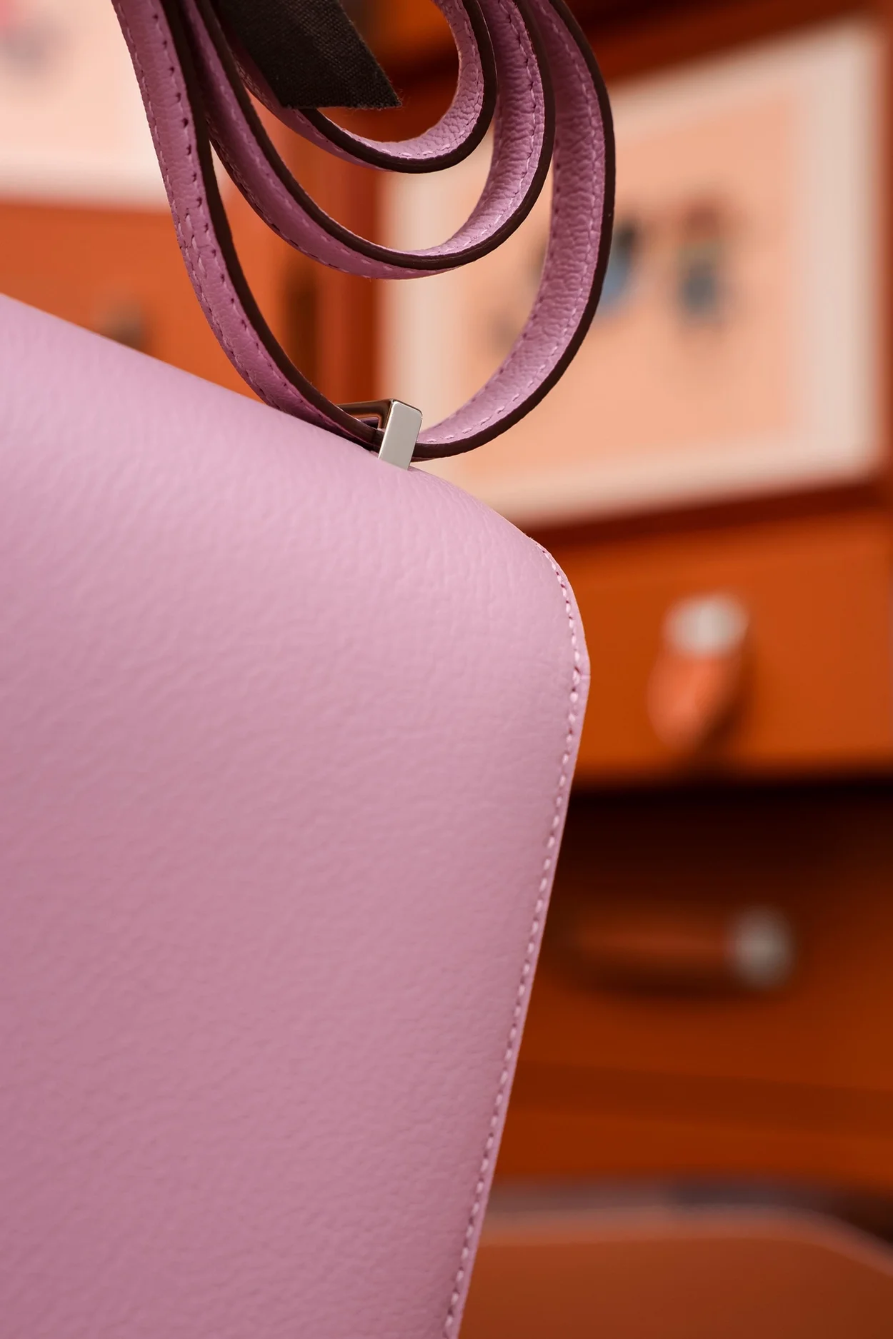 에르메스 콘스탄스 18 핑크 에버컬러 팔라듐 하드웨어 (100% HAND MADE)