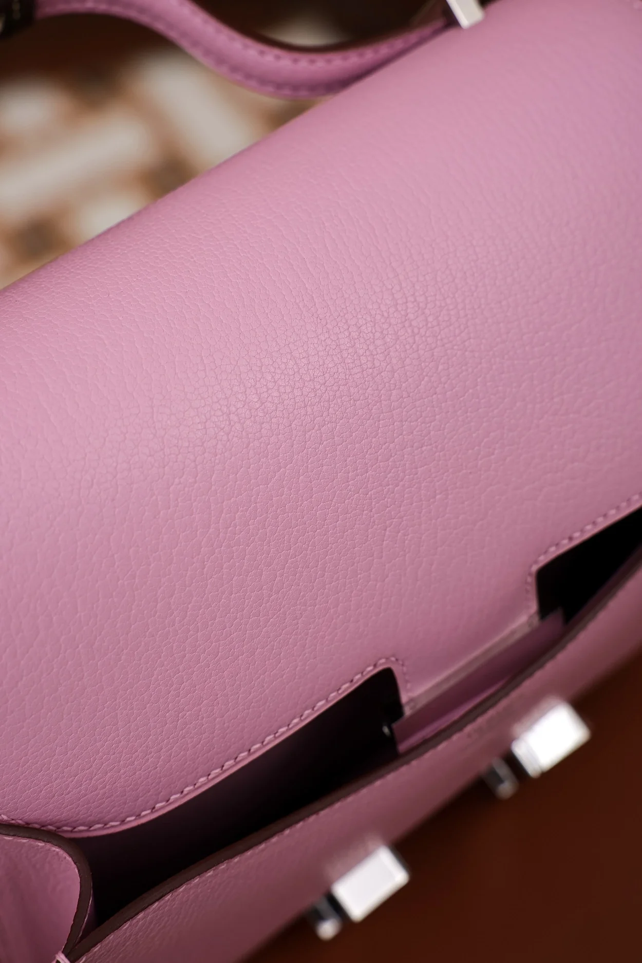 에르메스 콘스탄스 18 핑크 에버컬러 팔라듐 하드웨어 (100% HAND MADE)