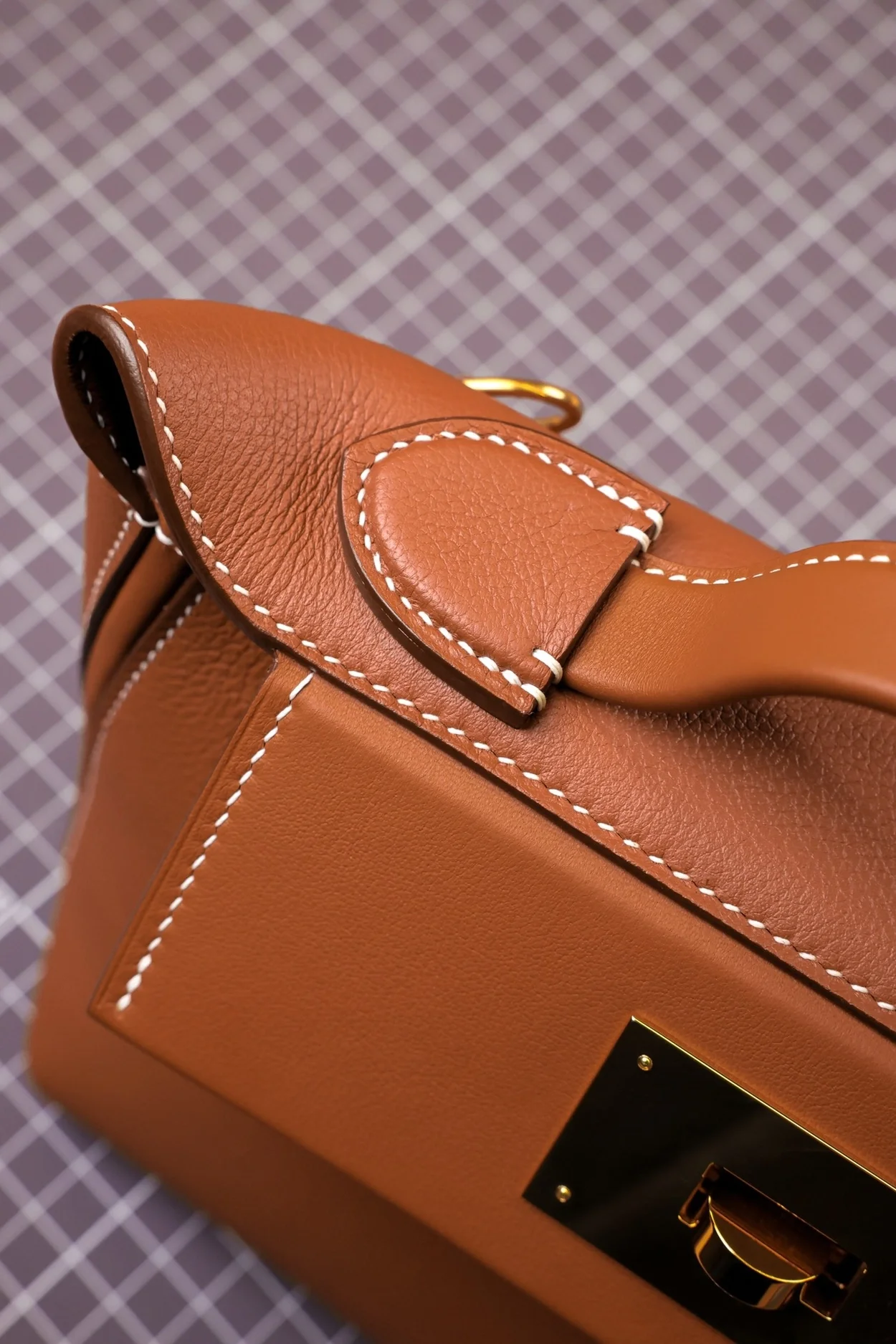 에르메스 2424 미니 백 브라운 골드 하드웨어 (100% HAND MADE)