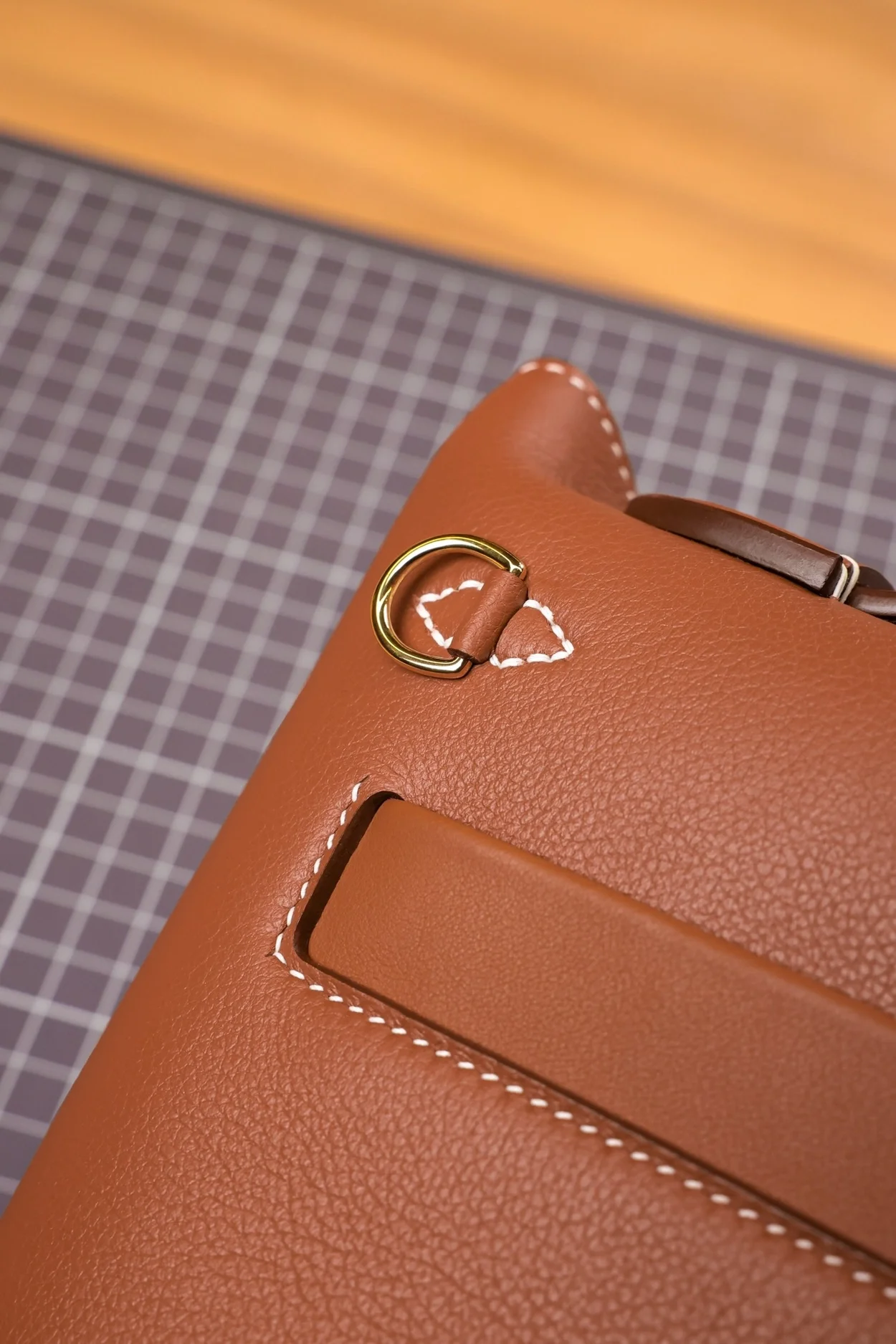 에르메스 2424 미니 백 브라운 골드 하드웨어 (100% HAND MADE)