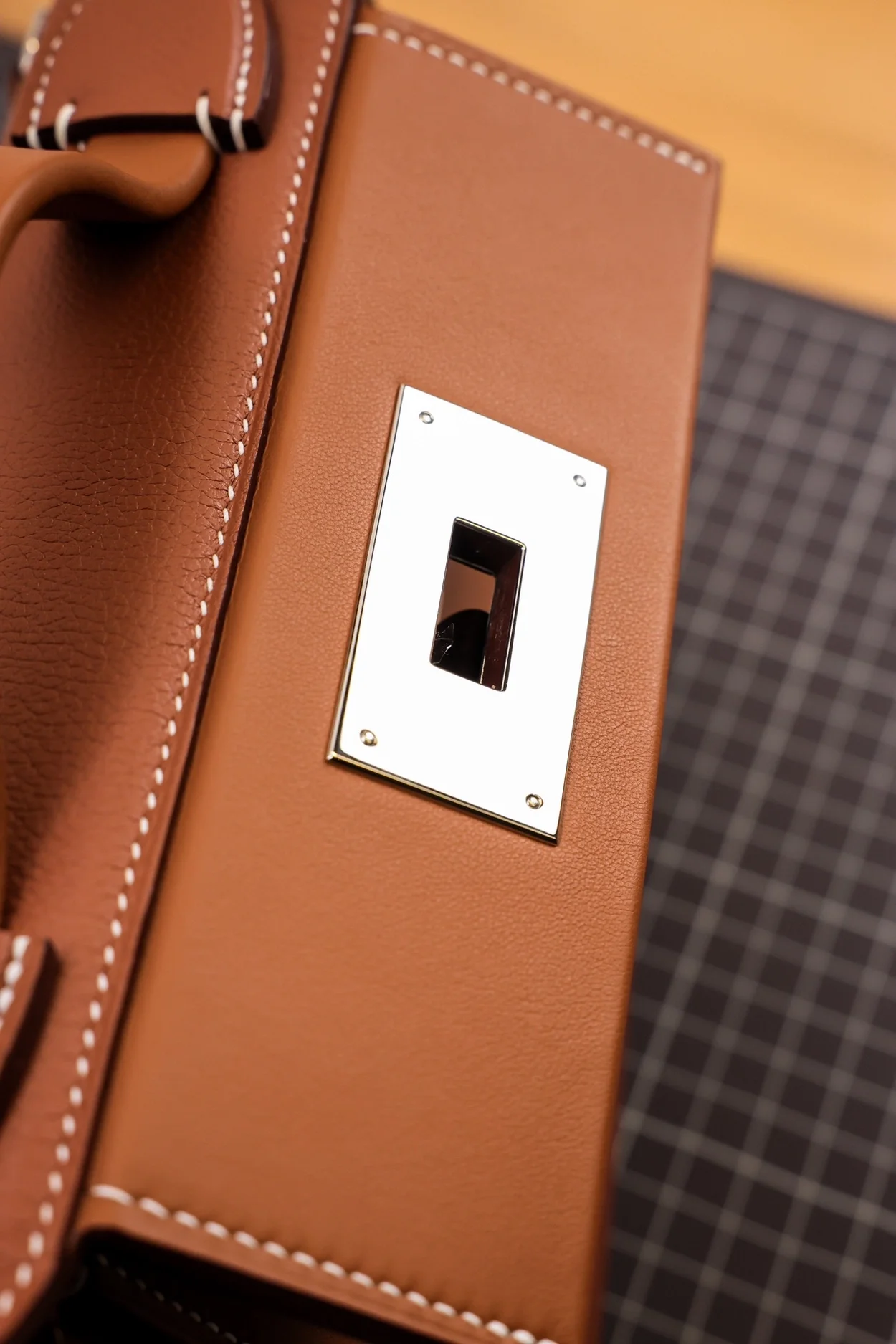 에르메스 2424 미니 백 브라운 팔라듐 하드웨어 (100% HAND MADE)