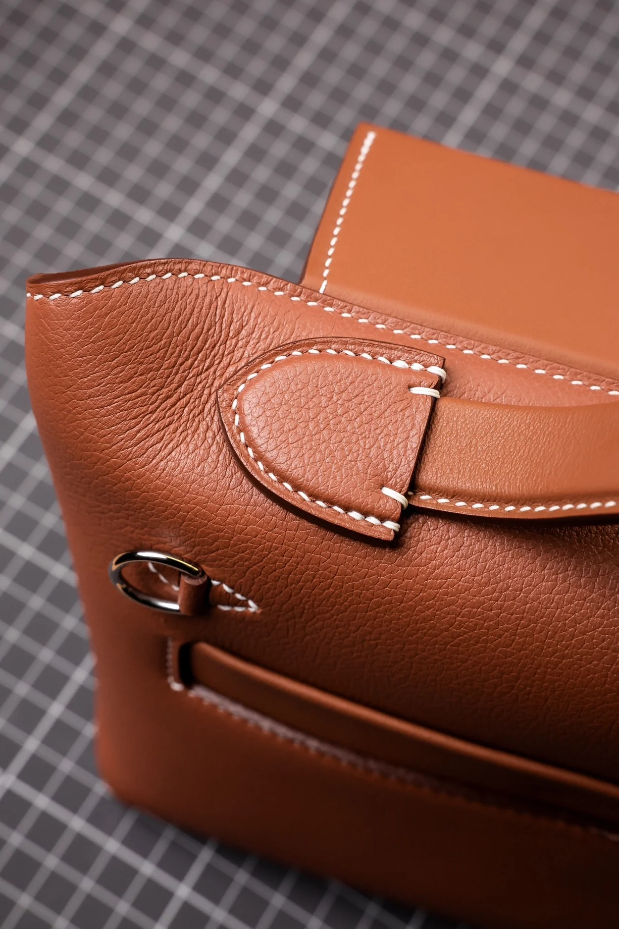 에르메스 2424 미니 백 브라운 팔라듐 하드웨어 (100% HAND MADE)