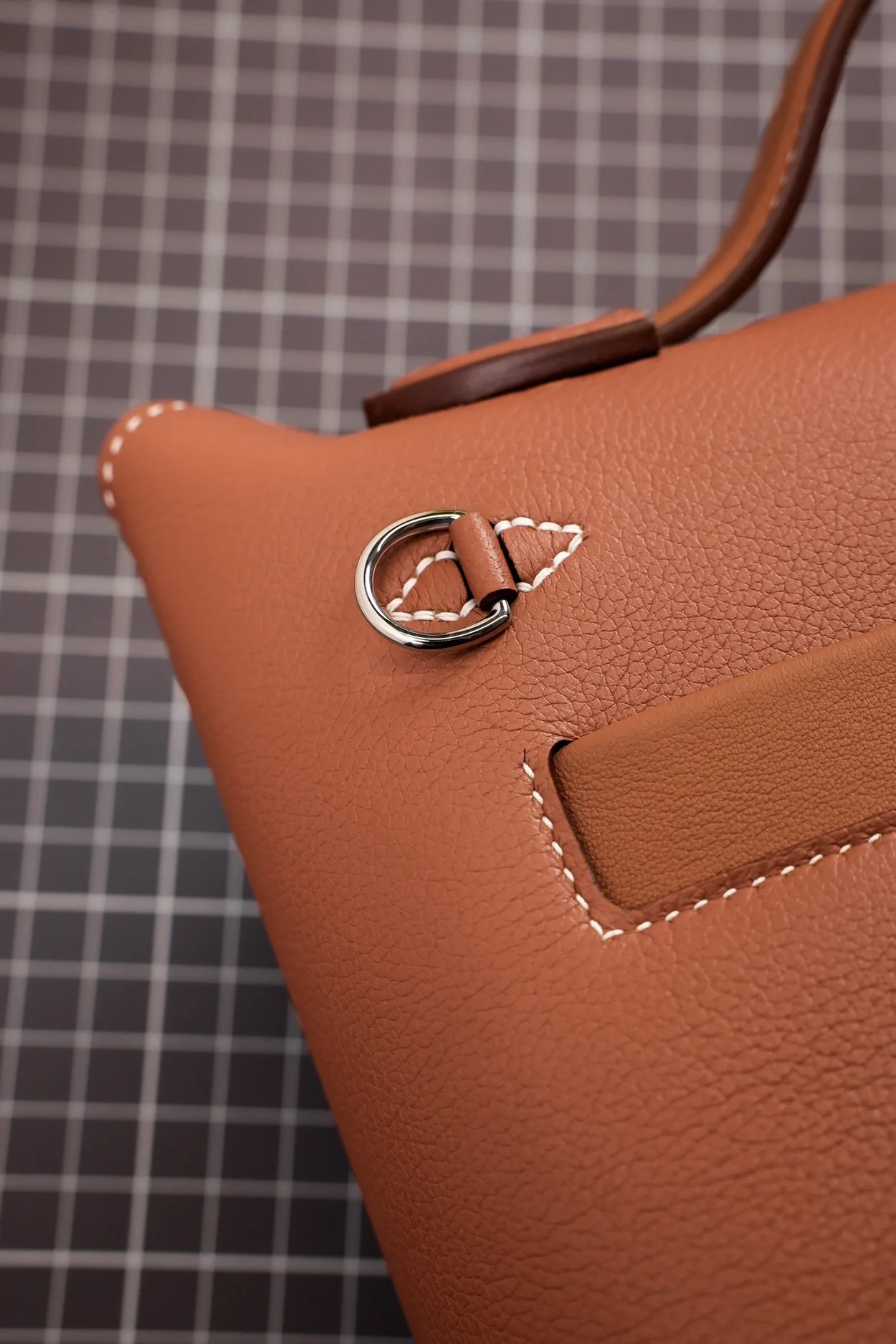 에르메스 2424 미니 백 브라운 팔라듐 하드웨어 (100% HAND MADE)