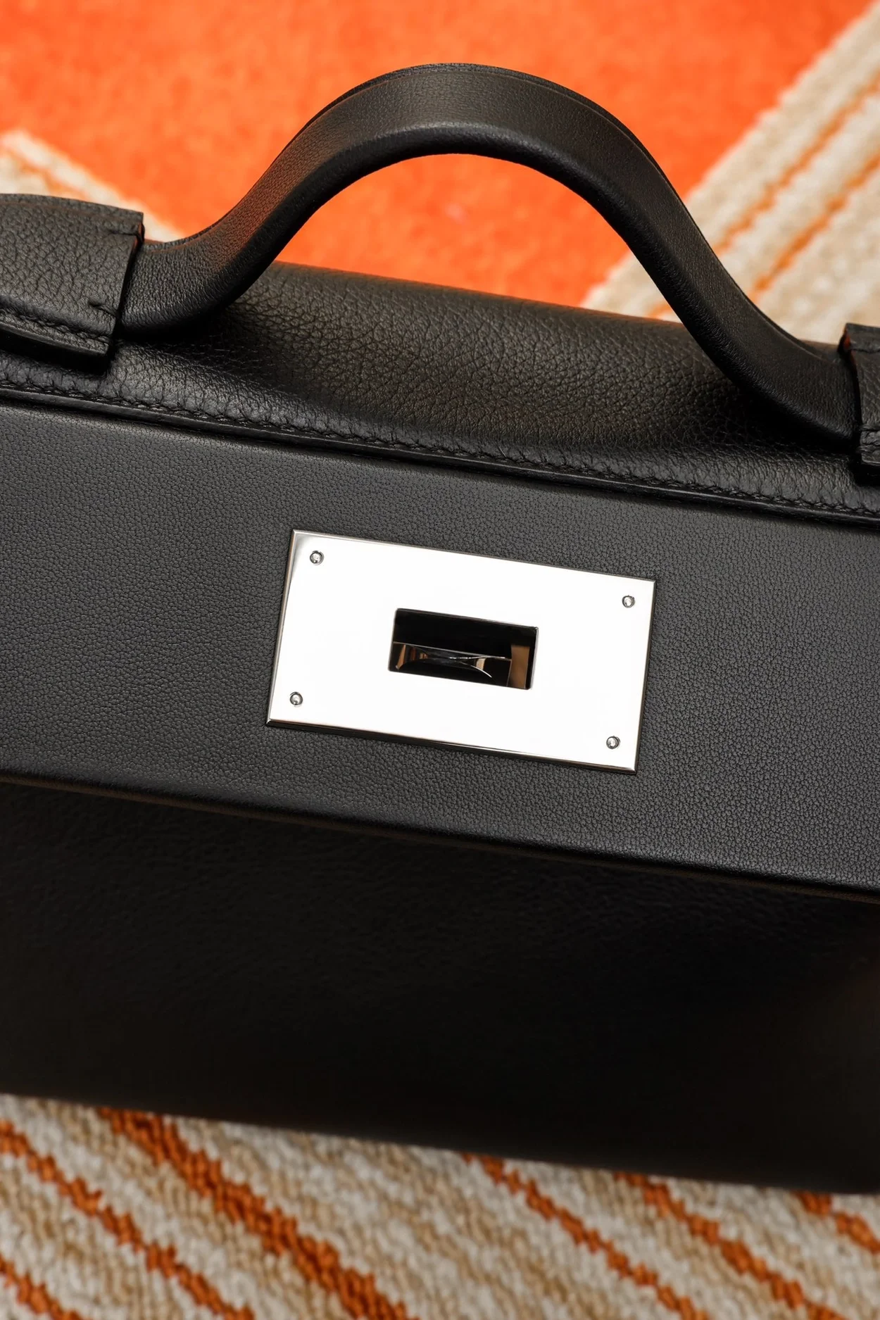 에르메스 2424 미니 백 블랙 팔라듐 하드웨어 (100% HAND MADE)