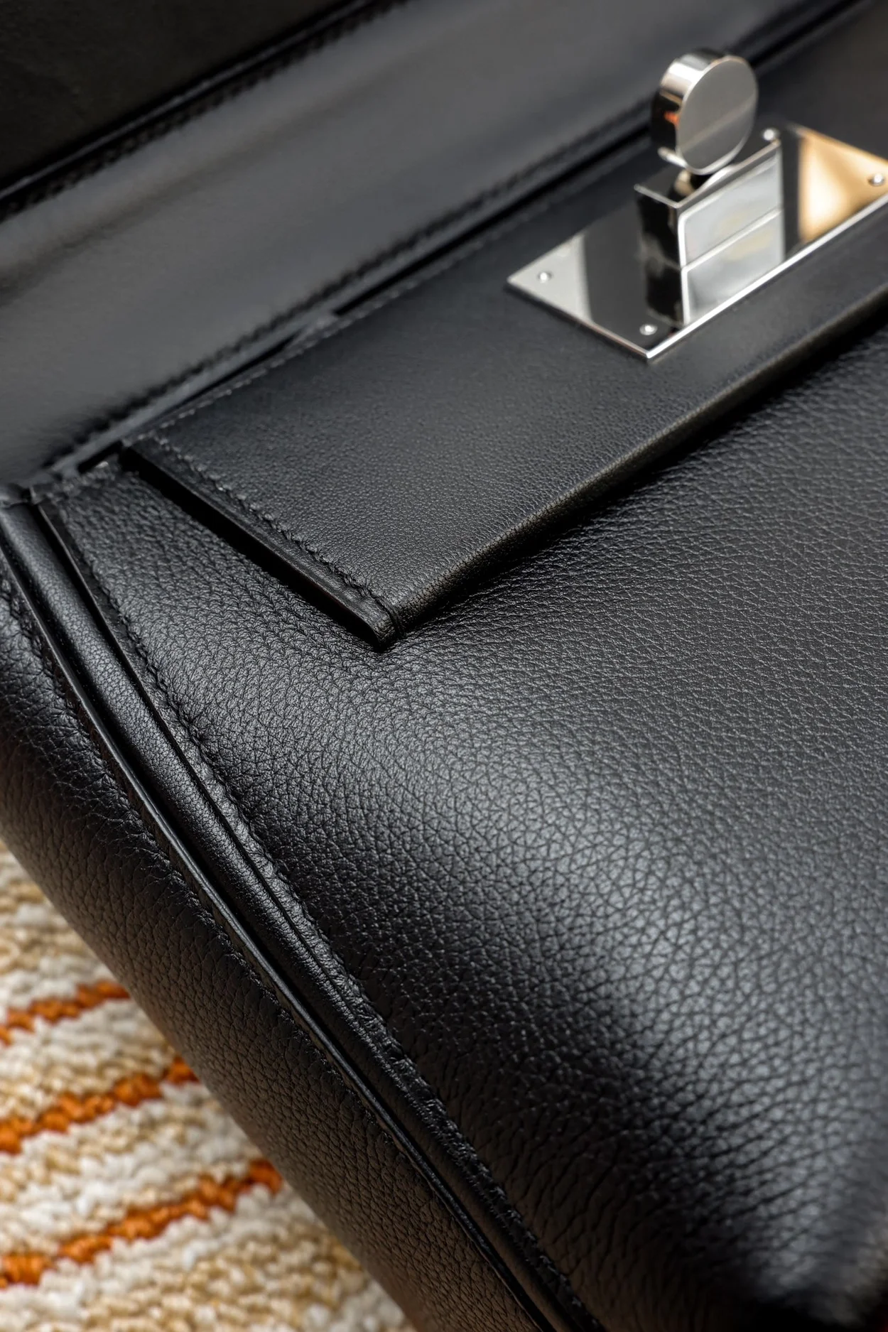 에르메스 2424 미니 백 블랙 팔라듐 하드웨어 (100% HAND MADE)