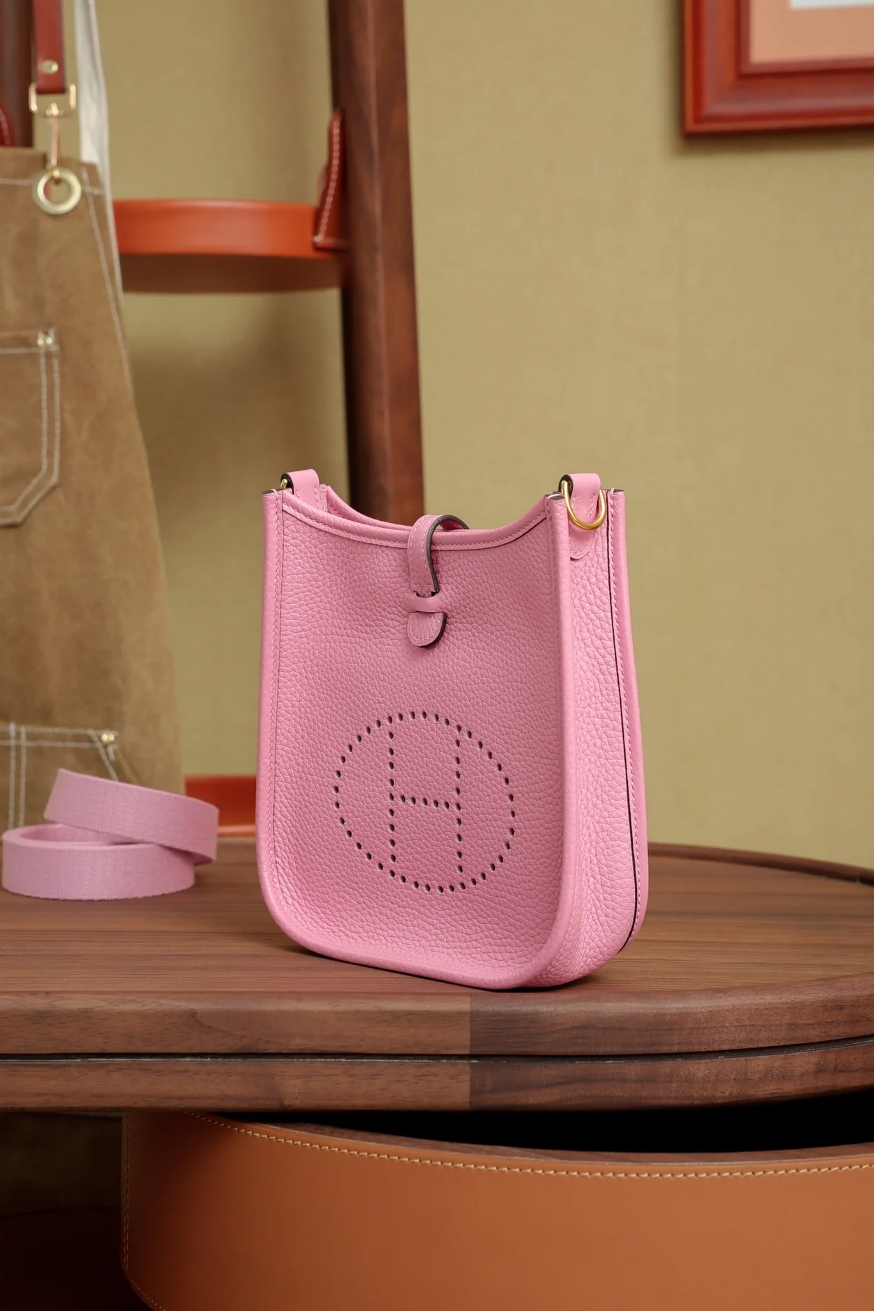 에르메스 에블린 16 핑크 골드 하드웨어 (100% HAND MADE)