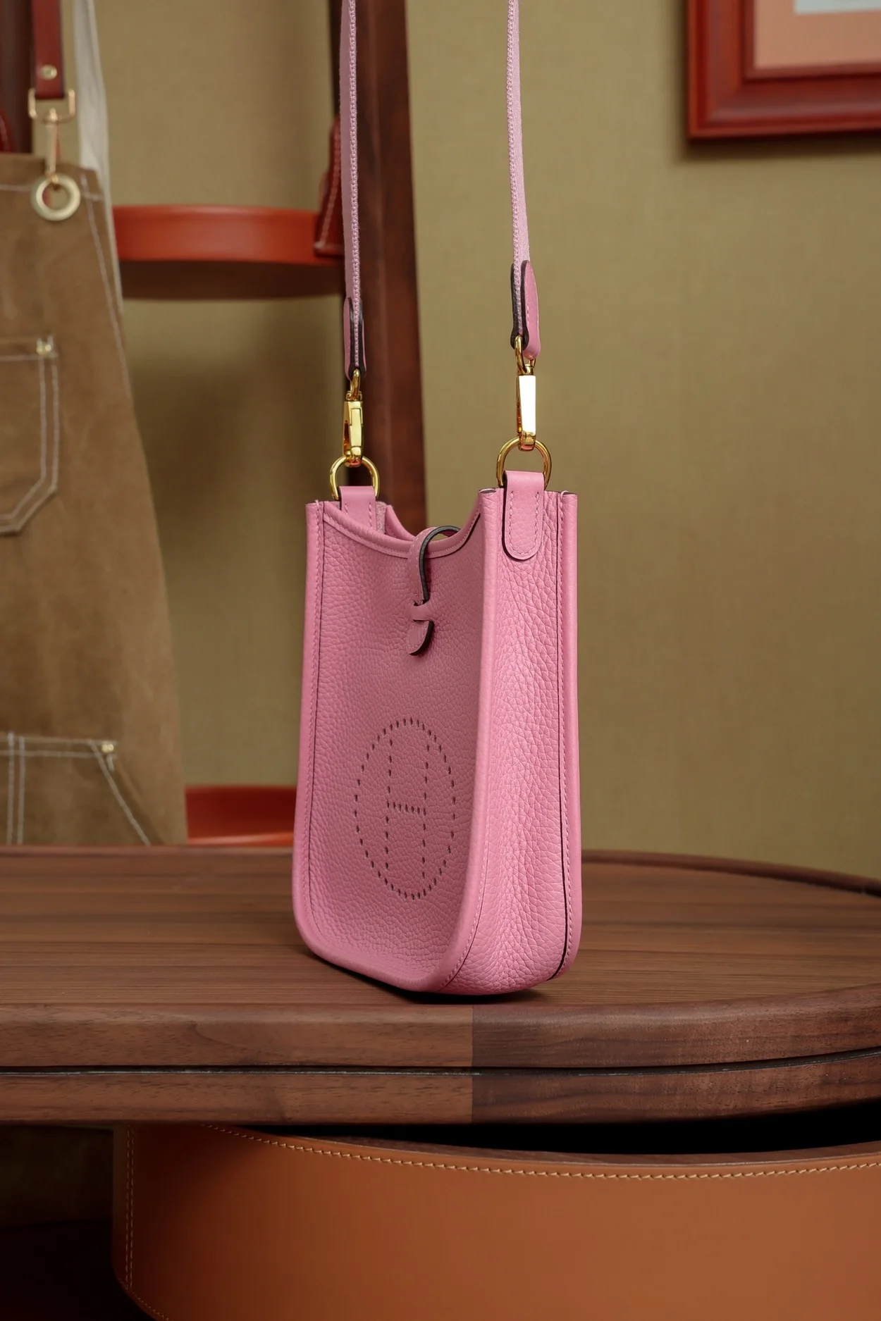 에르메스 에블린 16 핑크 골드 하드웨어 (100% HAND MADE)