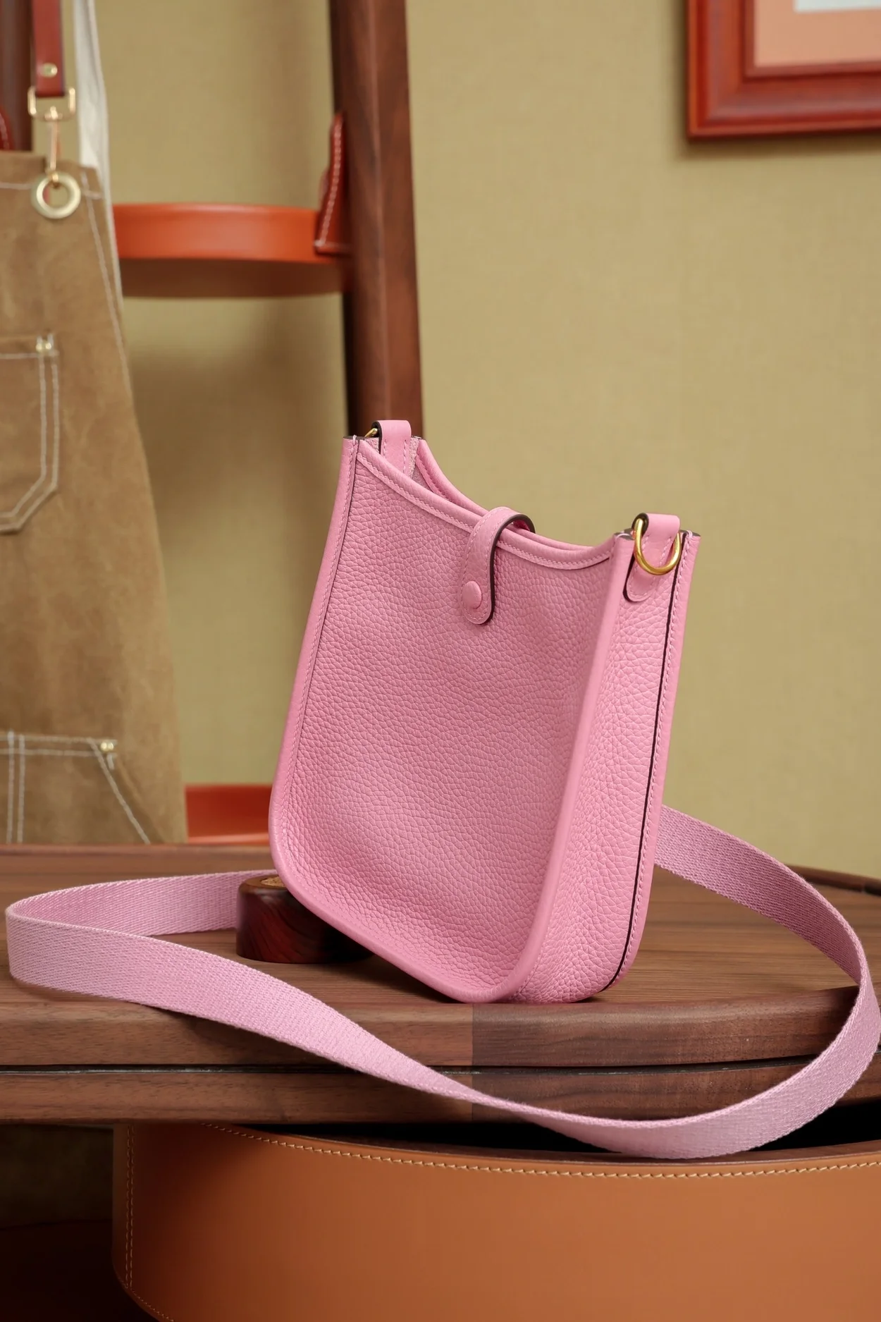 에르메스 에블린 16 핑크 골드 하드웨어 (100% HAND MADE)