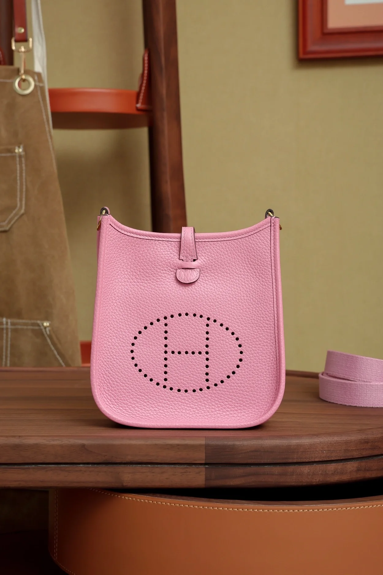 에르메스 에블린 16 핑크 골드 하드웨어 (100% HAND MADE)