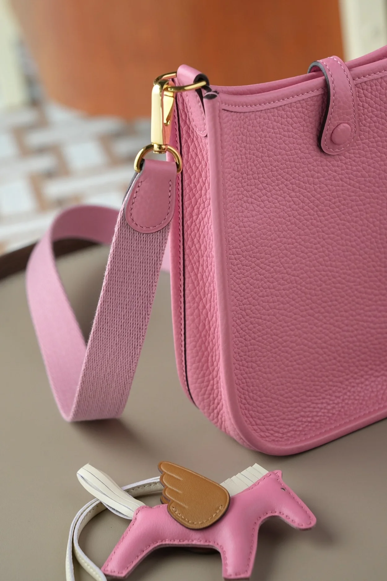 에르메스 에블린 16 핑크 골드 하드웨어 (100% HAND MADE)