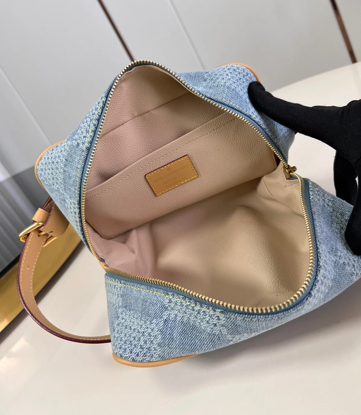 루이비통 락커 돕 키트 다미에 데님 블루 N40753