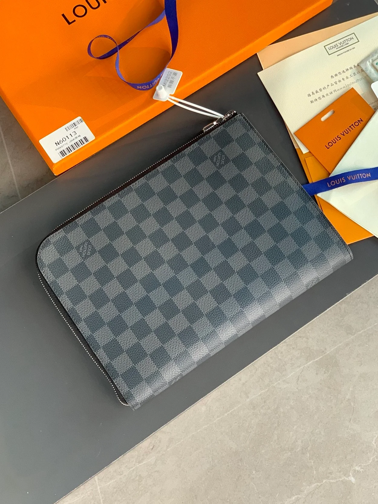 루이비통 다미에 그라피트 포쉐트 주르 PM N60113