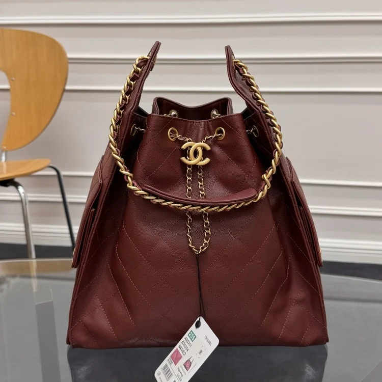 샤넬 25c 뉴호보백 샤이니 카프스킨 40