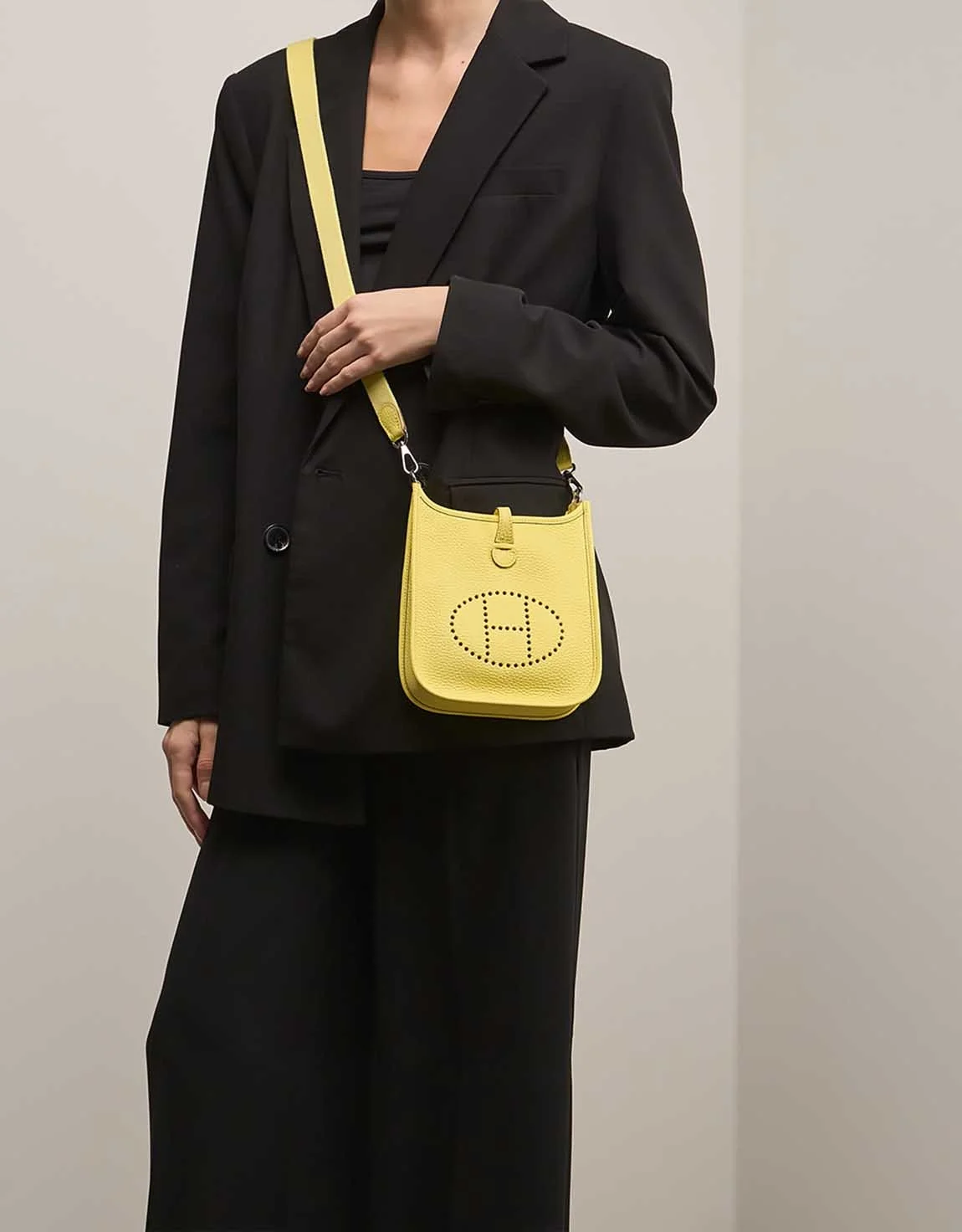 에르메스 에블린 16 레몬 팔라듐 하드웨어 (100% HAND MADE)