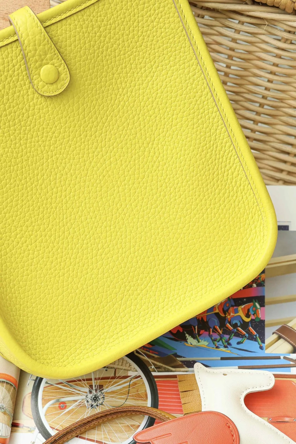 에르메스 에블린 16 레몬 팔라듐 하드웨어 (100% HAND MADE)