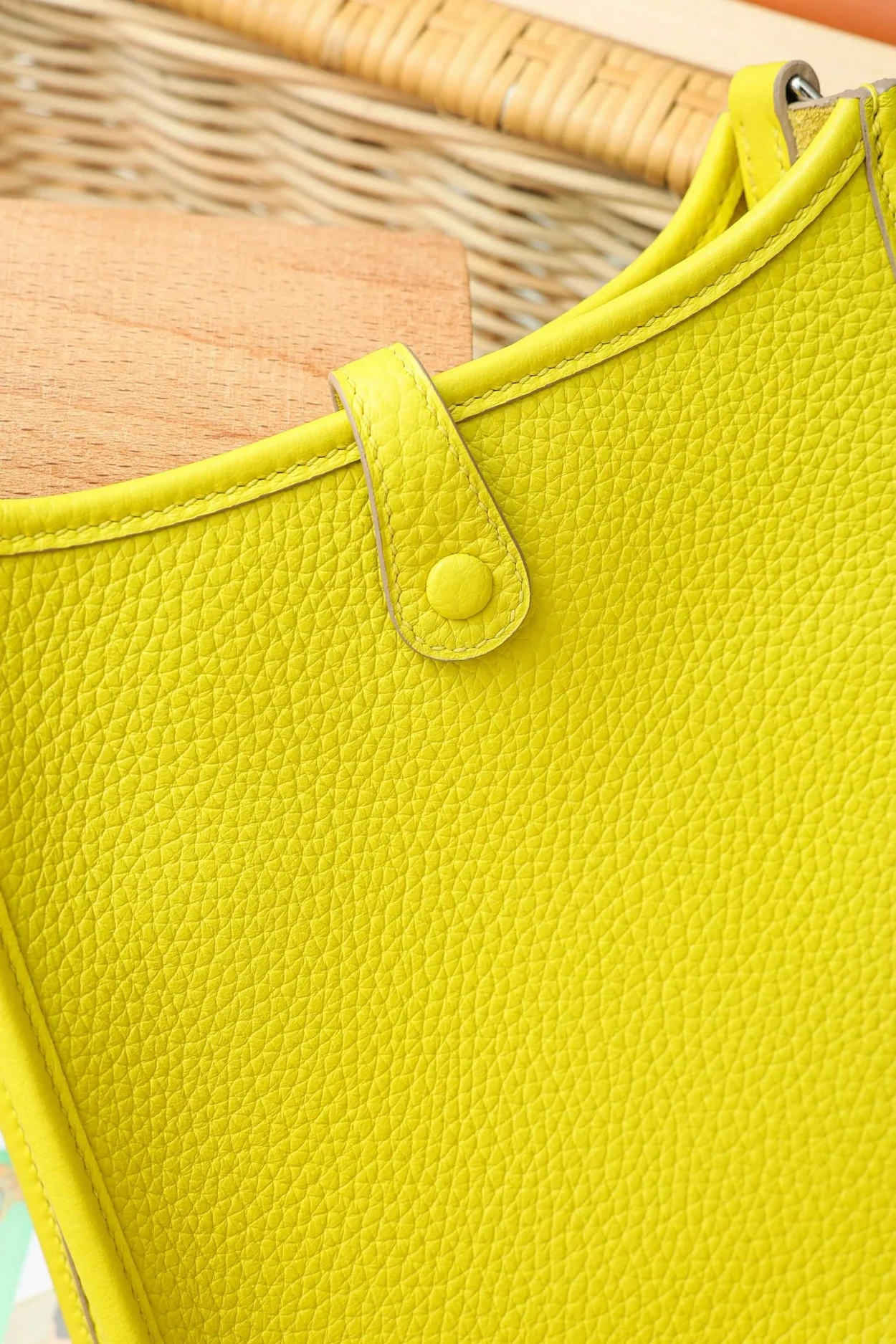 에르메스 에블린 16 레몬 팔라듐 하드웨어 (100% HAND MADE)