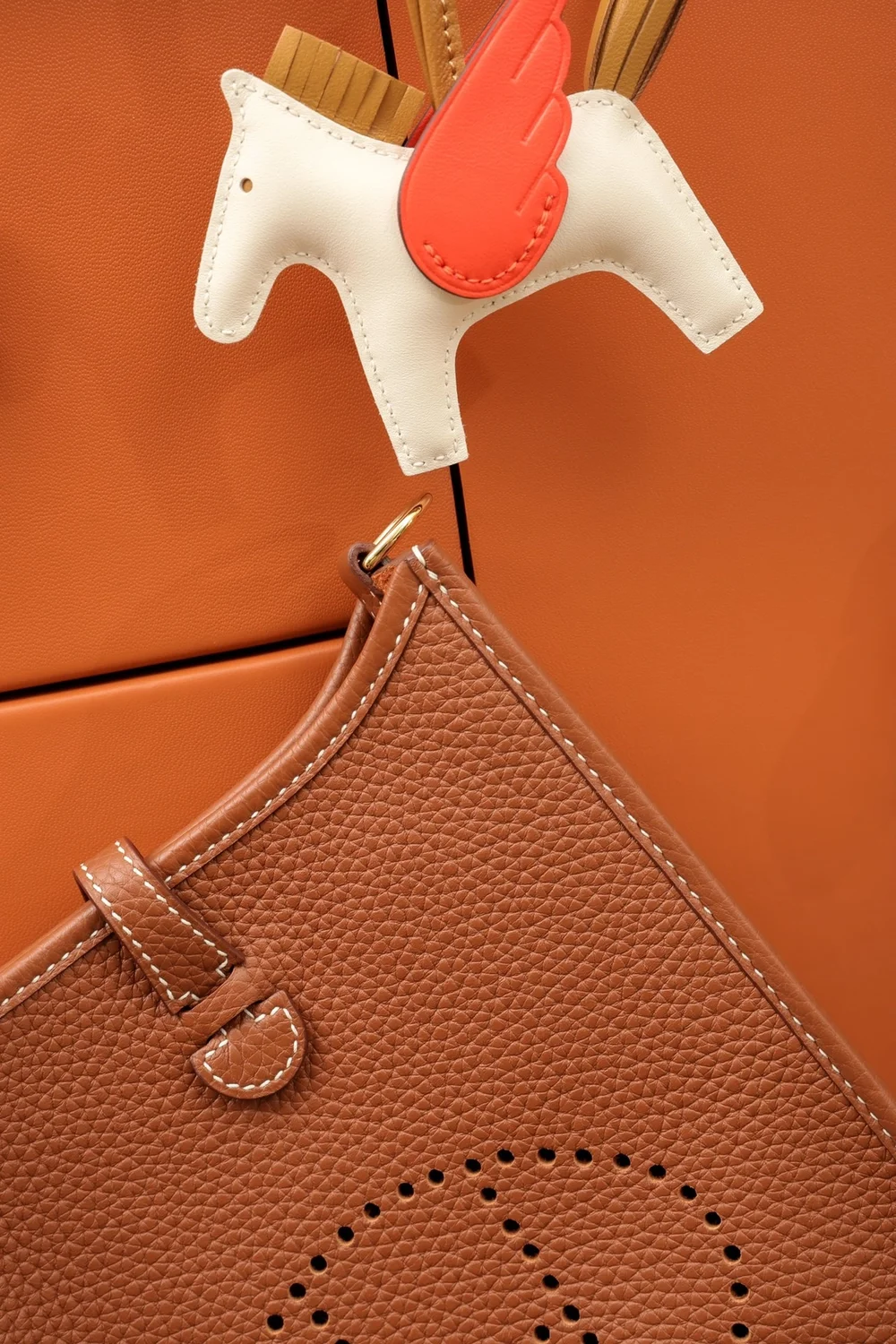 에르메스 에블린 16 브라운 골드 하드웨어 (100% HAND MADE)