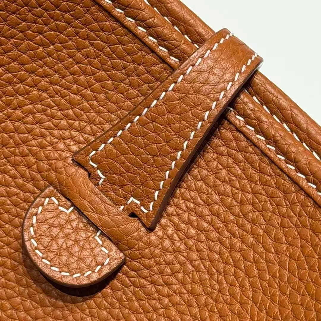 에르메스 에블린 23 브라운 골드 하드웨어 (100% HAND MADE)