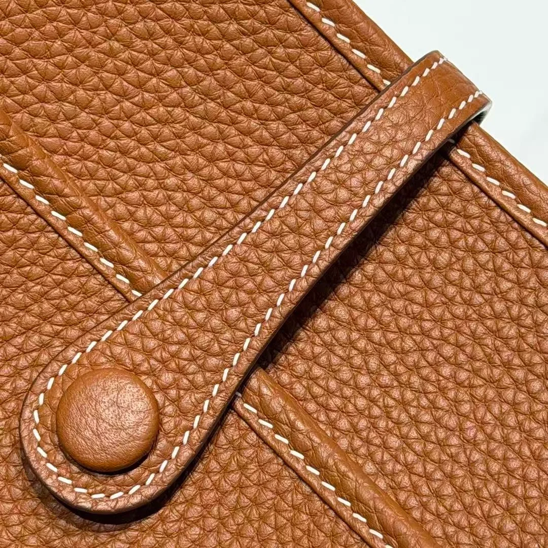 에르메스 에블린 23 브라운 골드 하드웨어 (100% HAND MADE)