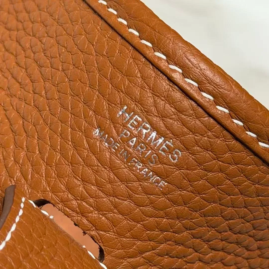 에르메스 에블린 23 브라운 골드 하드웨어 (100% HAND MADE)