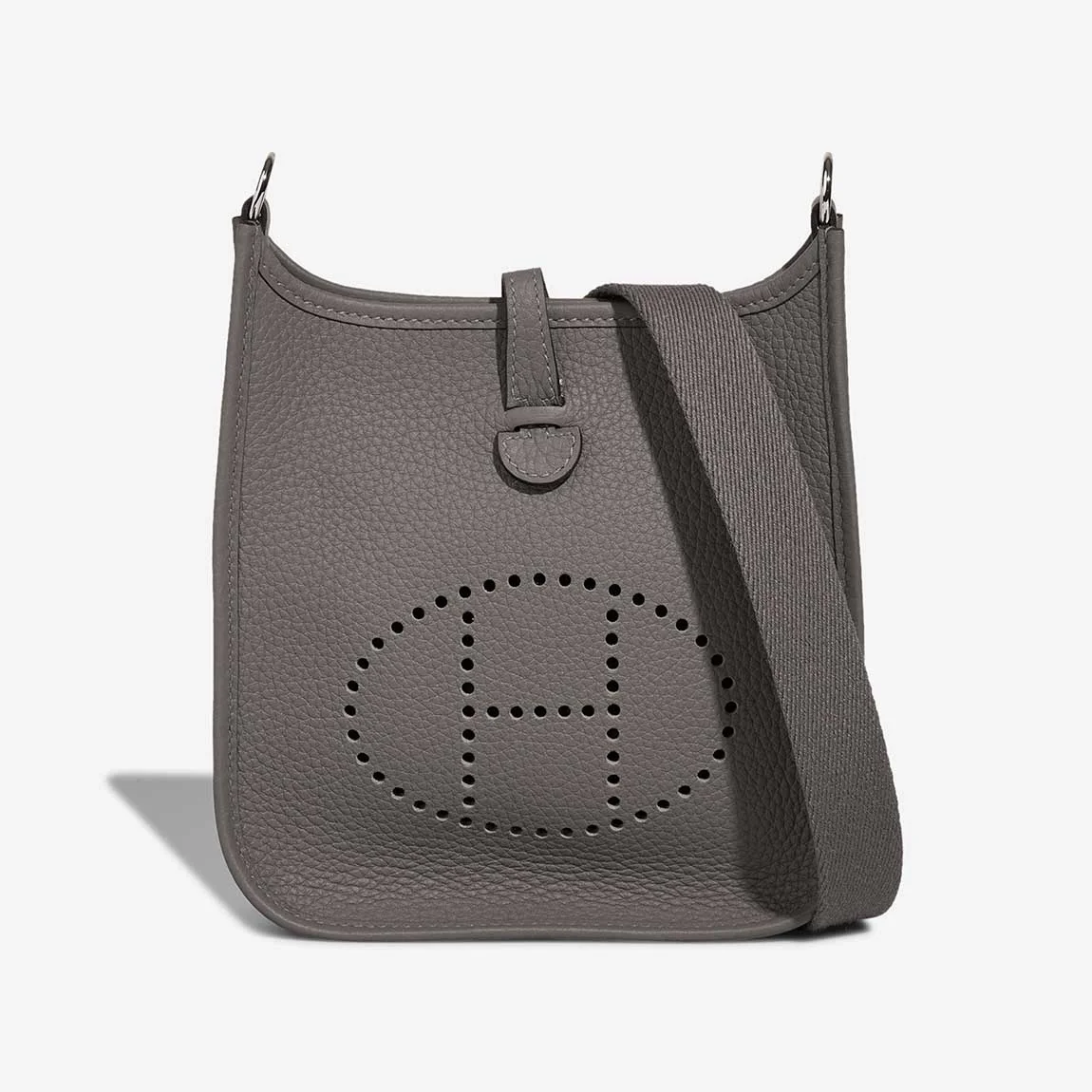 에르메스 에블린 16 아마존 백 그리스 메이어 클레망스 & 팔라듐 하드웨어 (100% HAND MADE)