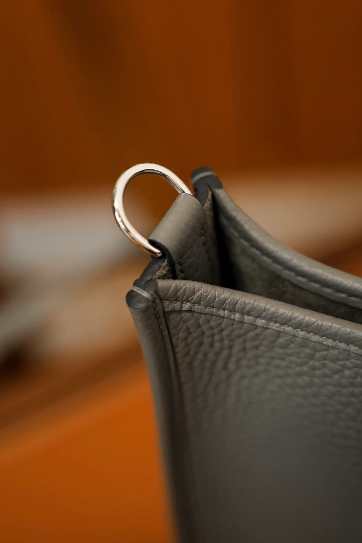 에르메스 에블린 16 아마존 백 그리스 메이어 클레망스 & 팔라듐 하드웨어 (100% HAND MADE)