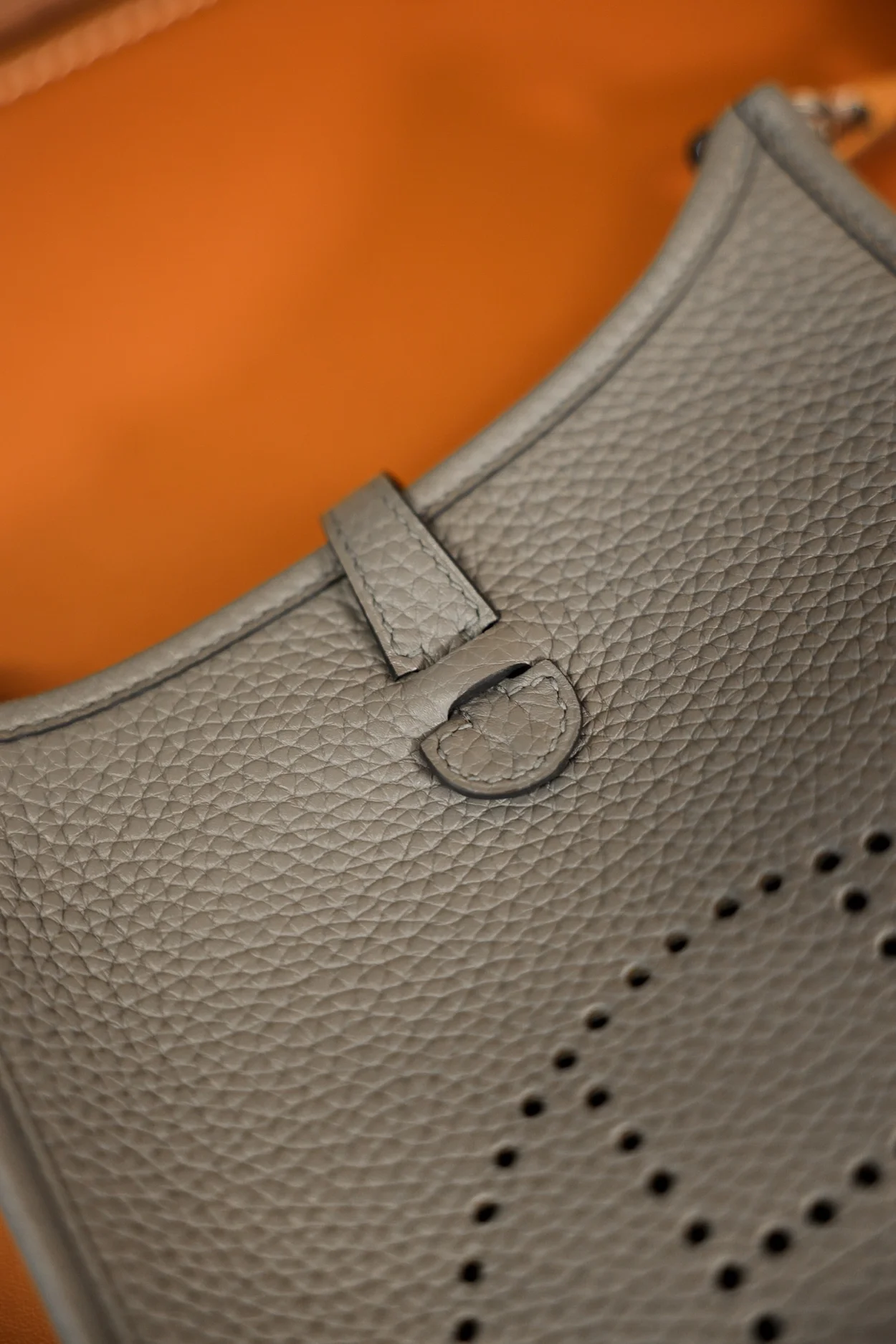 에르메스 에블린 16 아마존 백 그리스 메이어 클레망스 & 팔라듐 하드웨어 (100% HAND MADE)