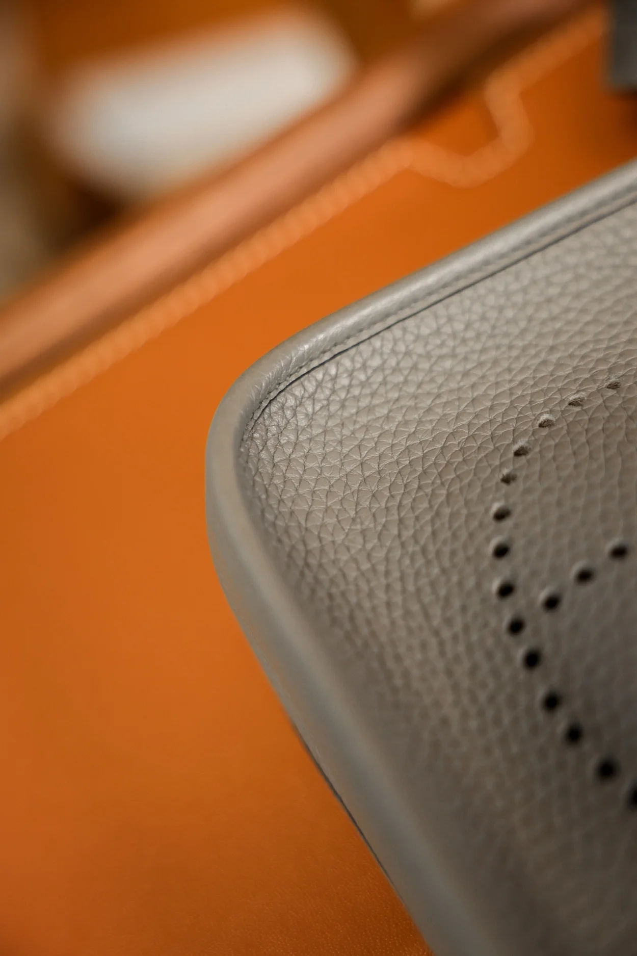 에르메스 에블린 16 아마존 백 그리스 메이어 클레망스 & 팔라듐 하드웨어 (100% HAND MADE)