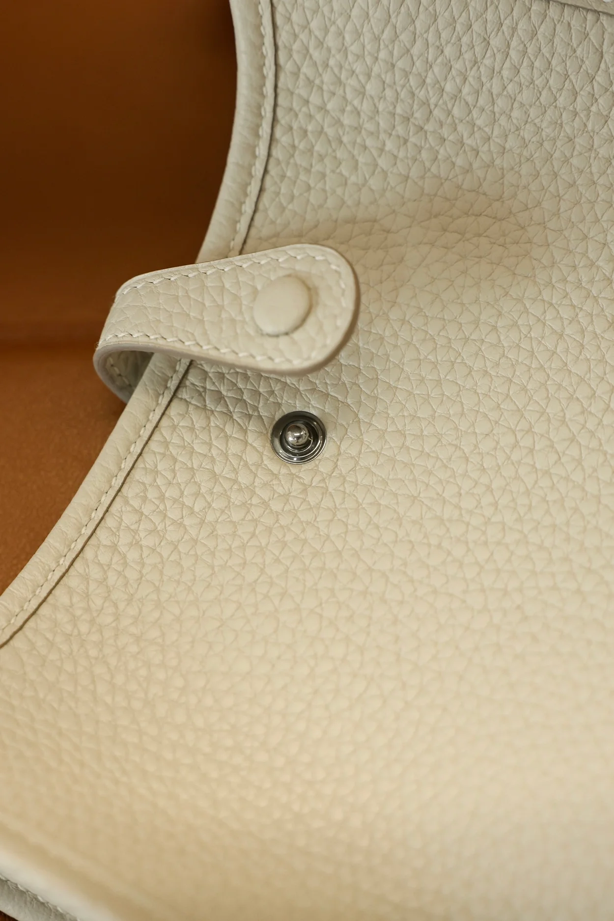 에르메스 에블린 16 아마존 백 아이보리 클레망스 & 팔라듐 하드웨어 (100% HAND MADE)