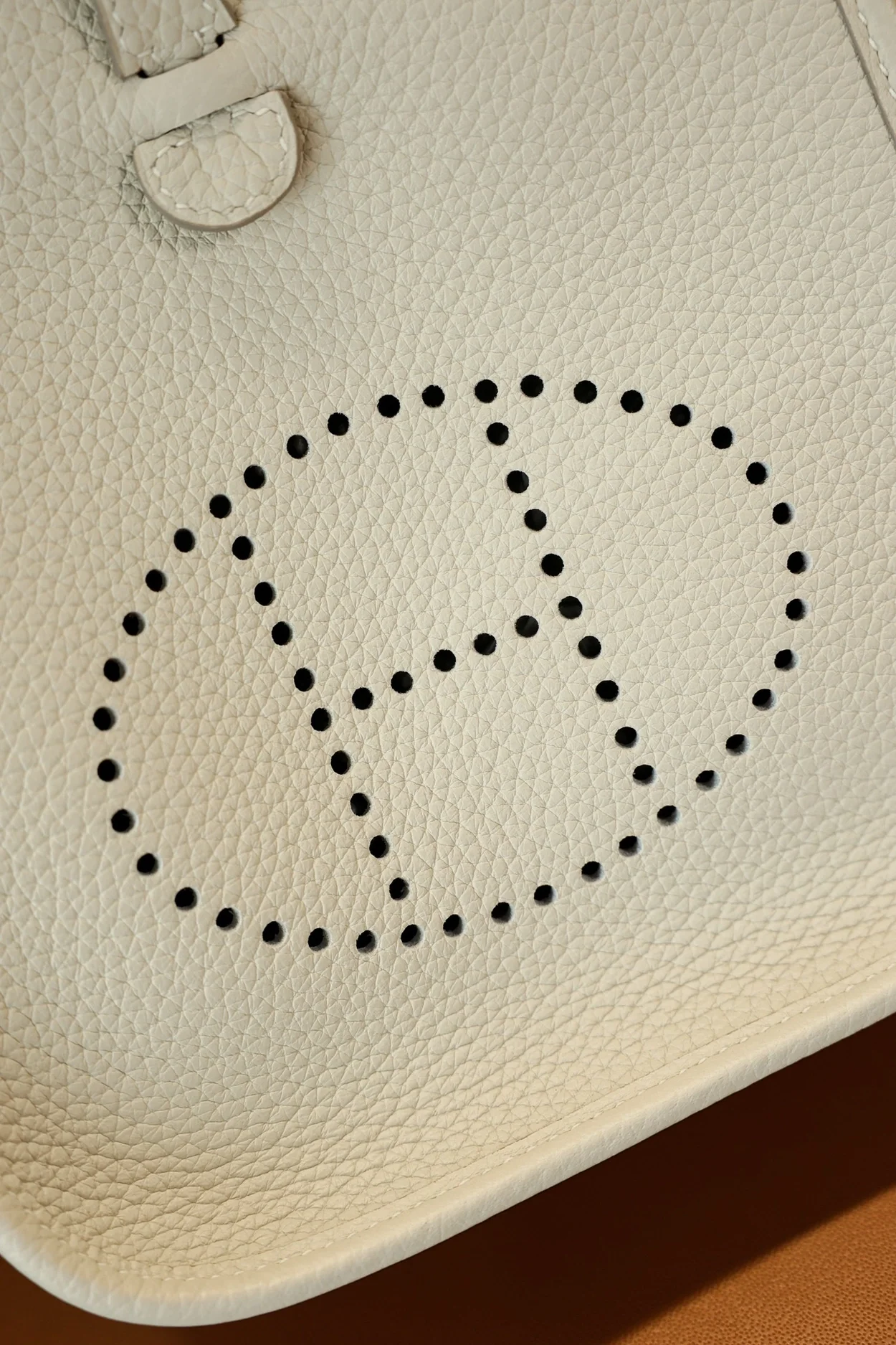 에르메스 에블린 16 아마존 백 아이보리 클레망스 & 팔라듐 하드웨어 (100% HAND MADE)