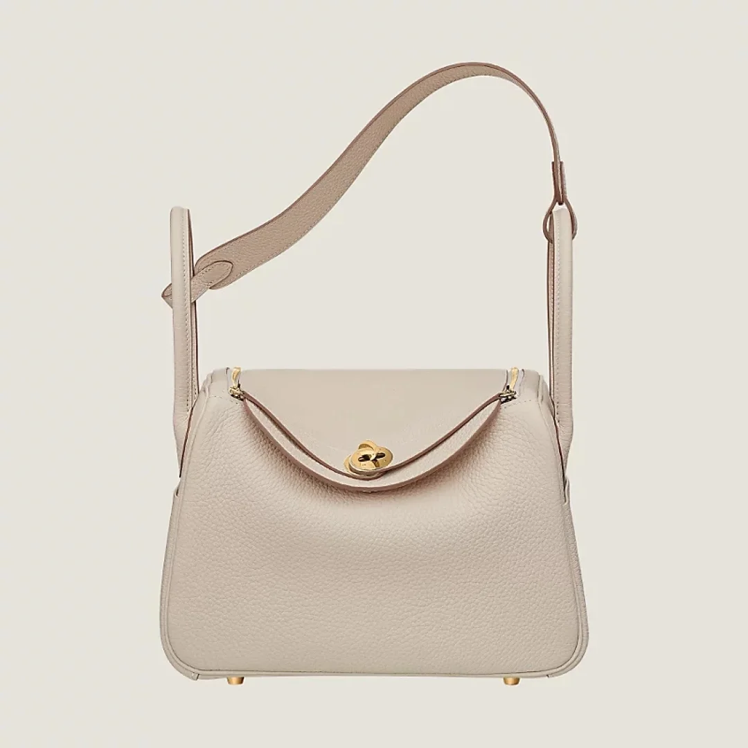 에르메스 린디 26 크림 클레망스 골드 하드웨어 (100% HAND MADE)