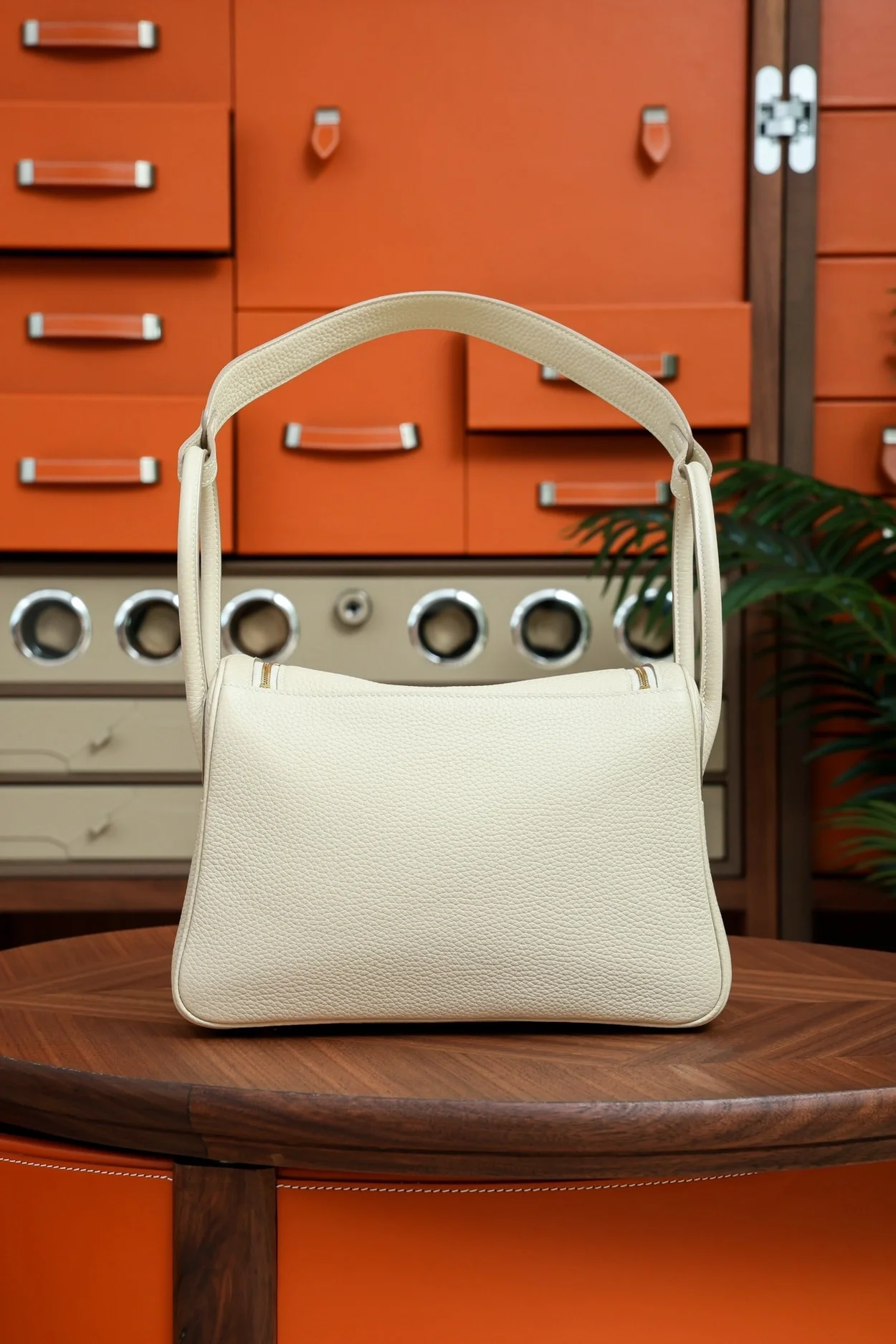 에르메스 린디 26 크림 클레망스 골드 하드웨어 (100% HAND MADE)