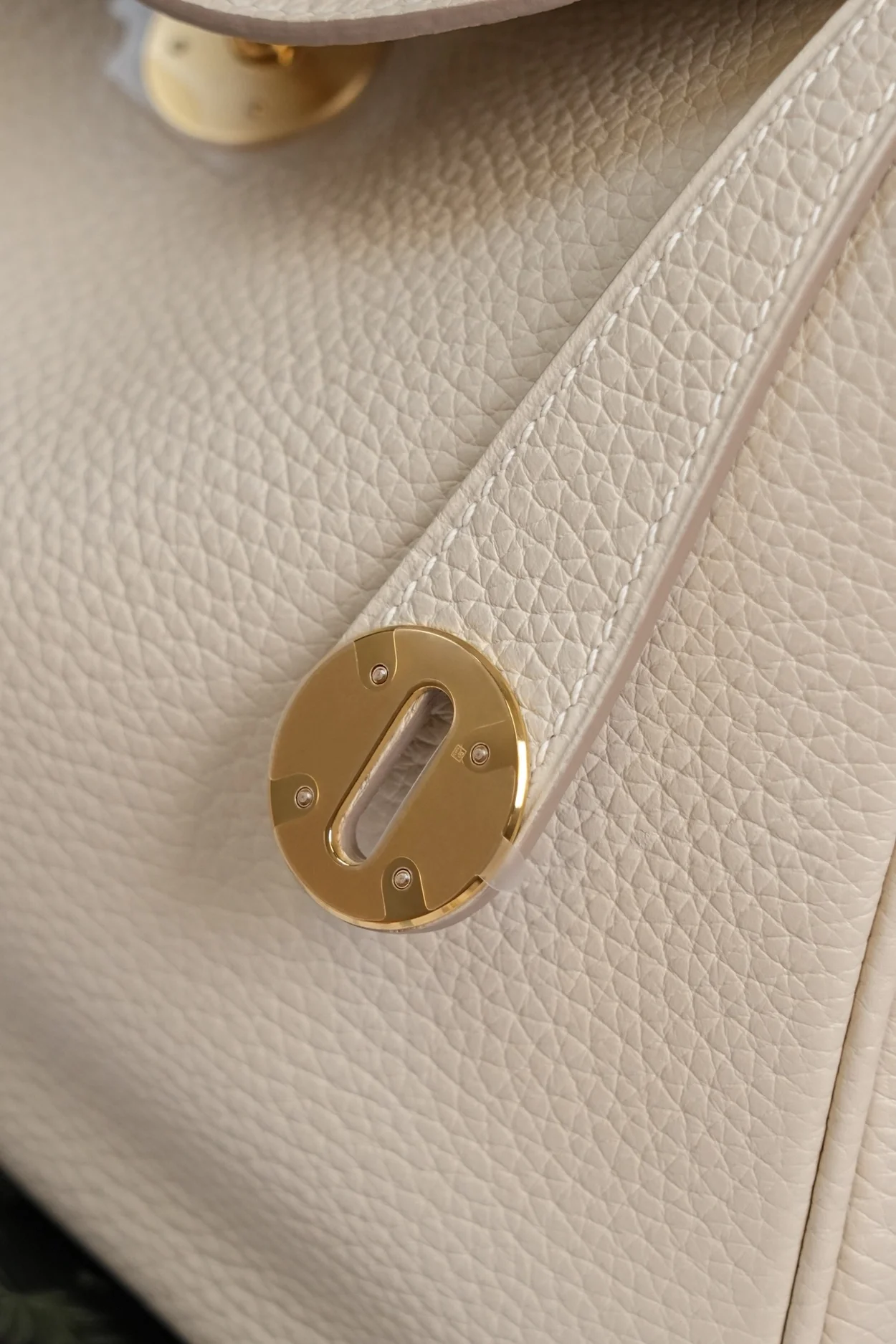 에르메스 린디 26 크림 클레망스 골드 하드웨어 (100% HAND MADE)