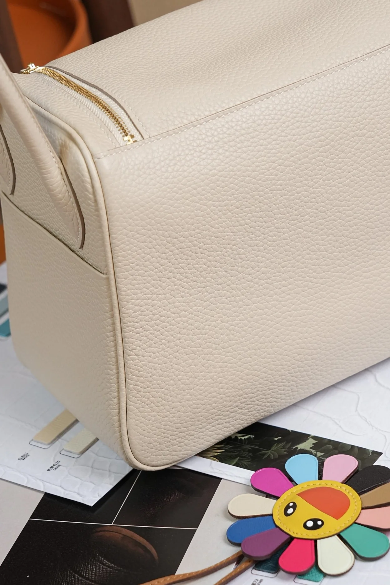 에르메스 린디 26 크림 클레망스 골드 하드웨어 (100% HAND MADE)