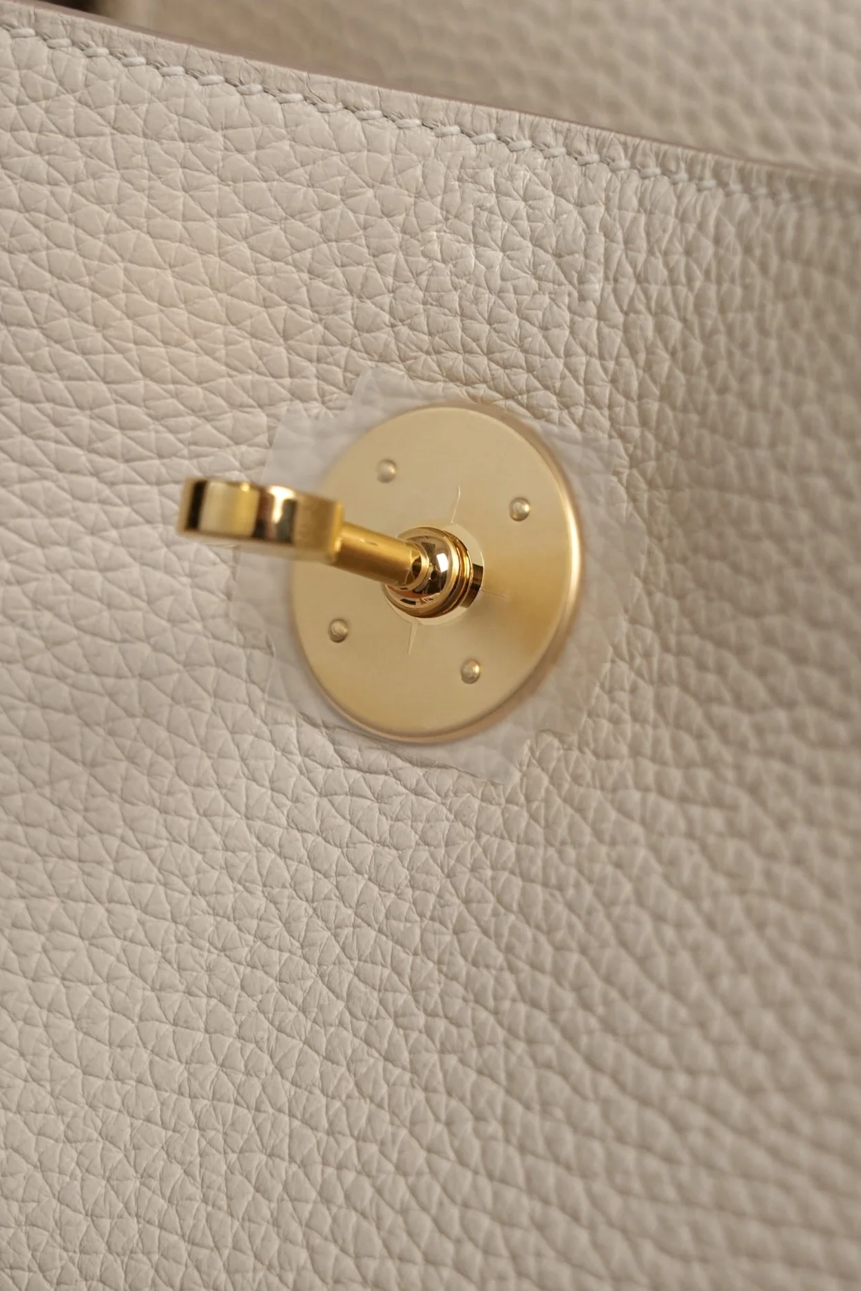 에르메스 린디 26 크림 클레망스 골드 하드웨어 (100% HAND MADE)