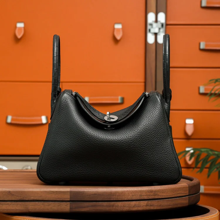 에르메스 린디 26 블랙 클레망스 팔라듐 하드웨어 (100% HAND MADE)