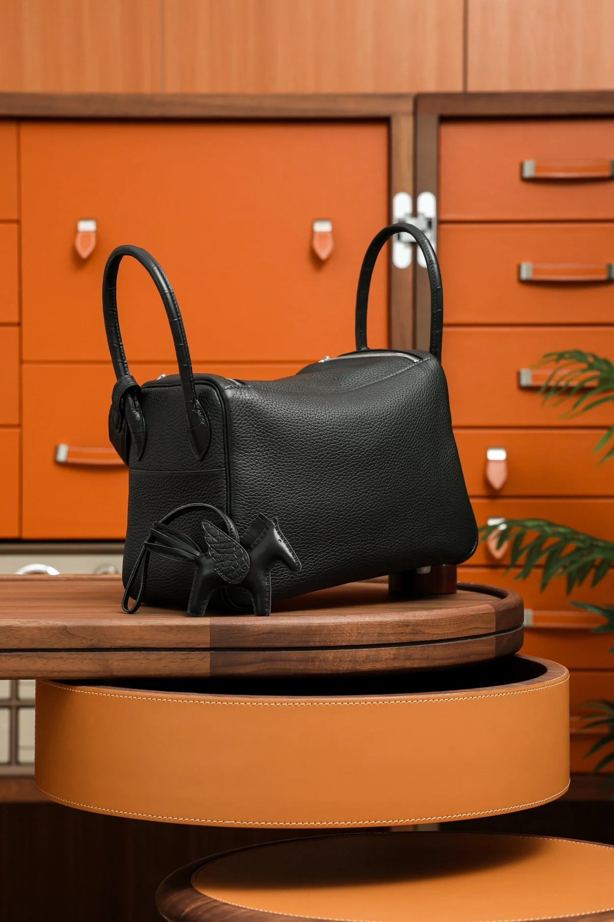 에르메스 린디 26 블랙 클레망스 팔라듐 하드웨어 (100% HAND MADE)