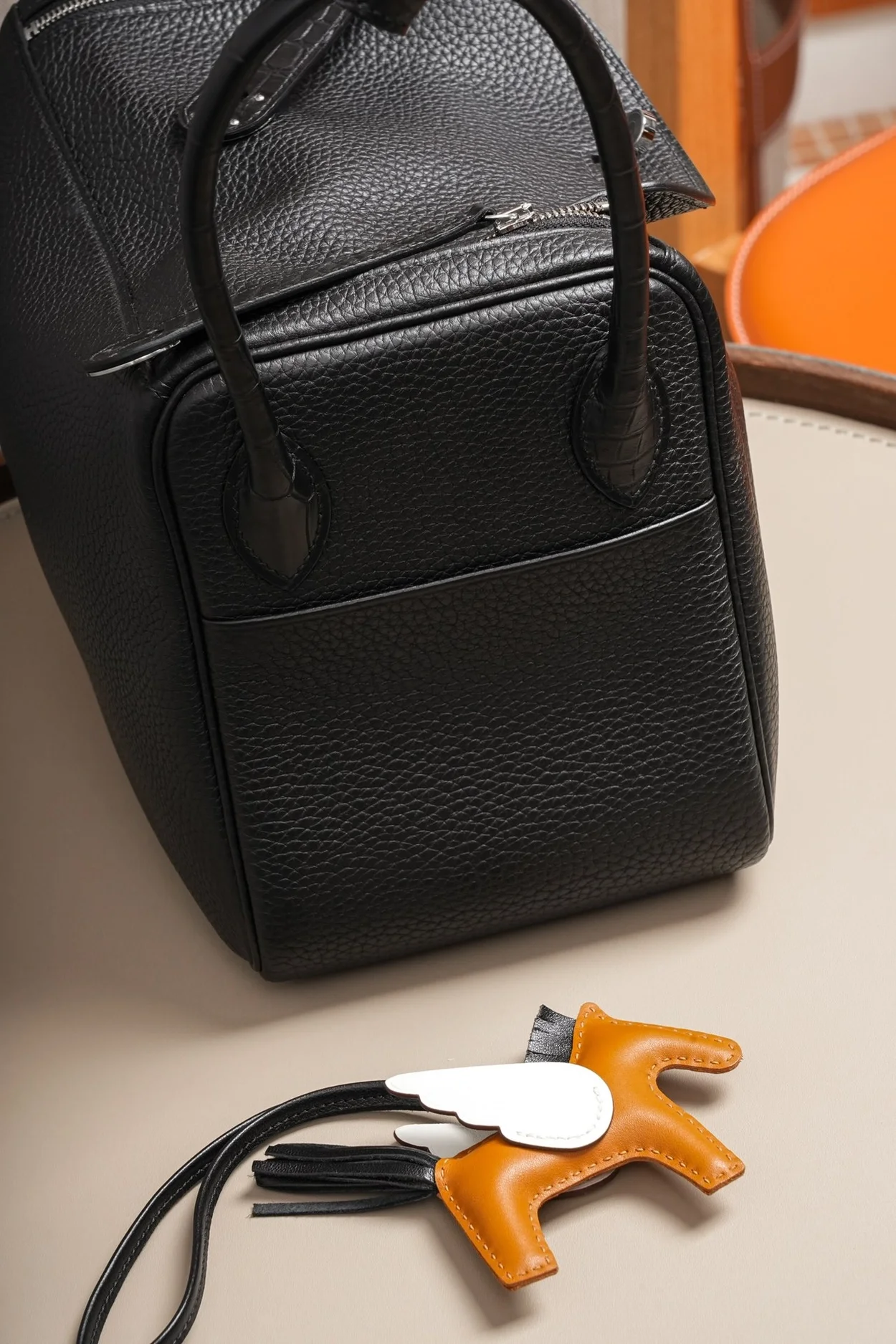 에르메스 린디 26 블랙 클레망스 팔라듐 하드웨어 (100% HAND MADE)