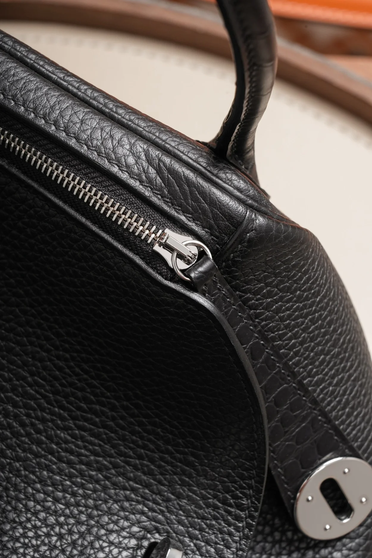 에르메스 린디 26 블랙 클레망스 팔라듐 하드웨어 (100% HAND MADE)