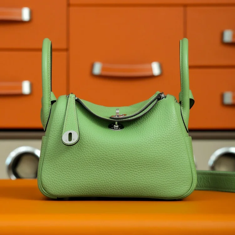 에르메스 린디 미니 아보카도 그린 클레망스 팔라듐 하드웨어 (100% Hand Made)