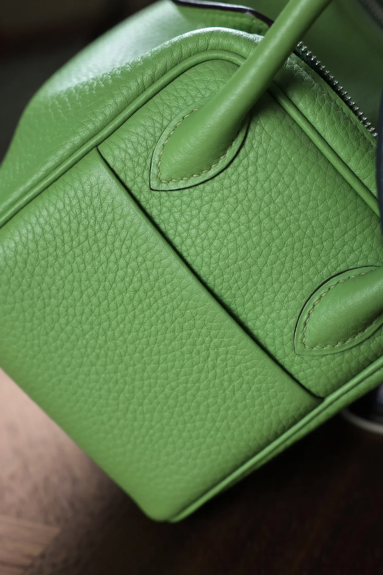 에르메스 린디 미니 아보카도 그린 클레망스 팔라듐 하드웨어 (100% Hand Made)