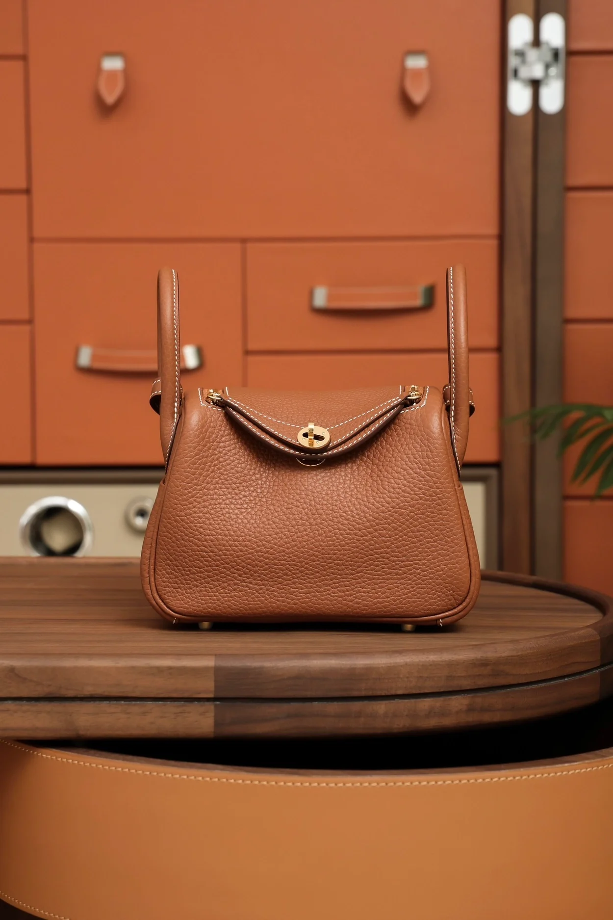 에르메스 린디 미니 골드 클레망스 골드 하드웨어 (100% HAND MADE)