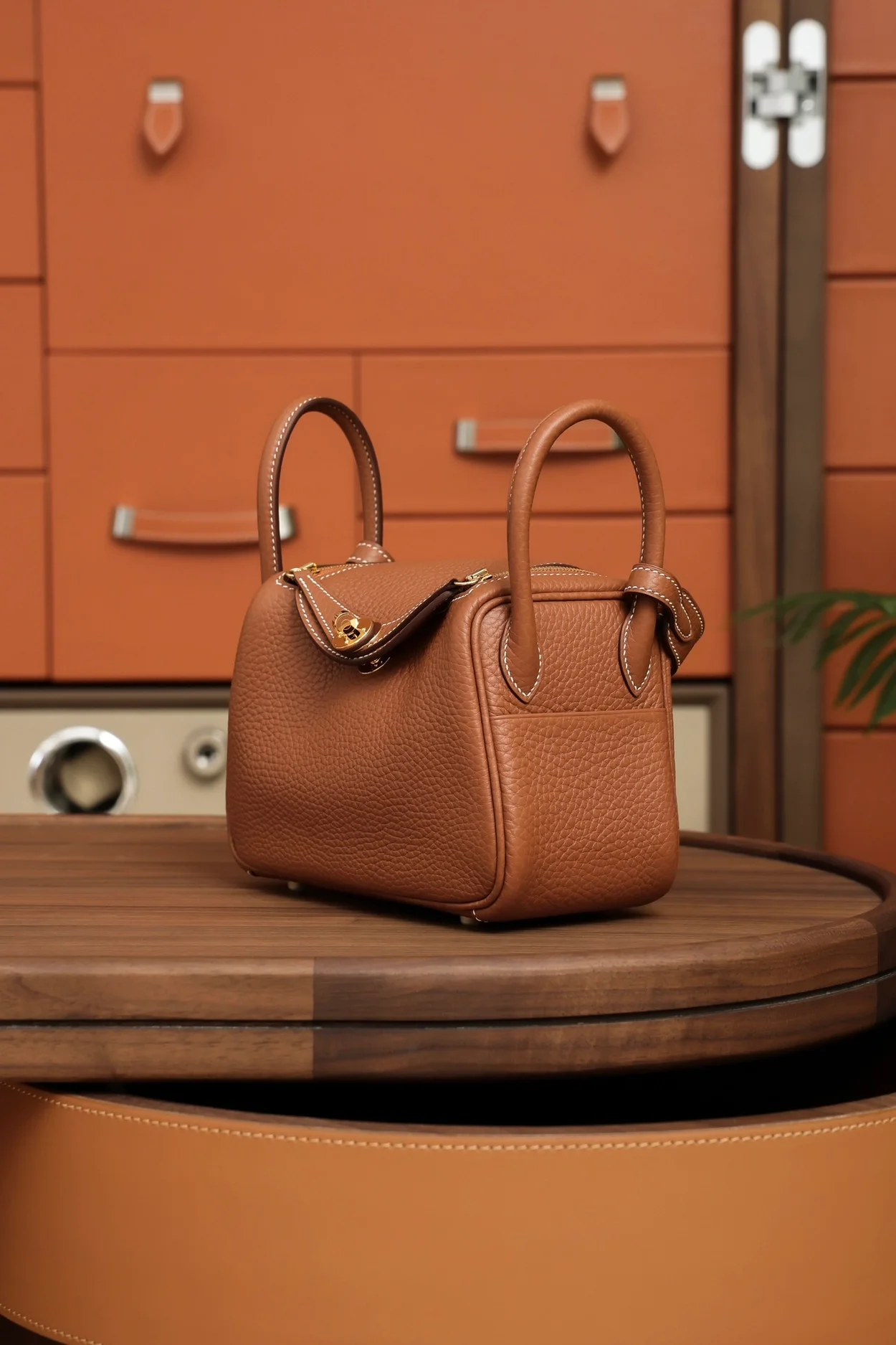 에르메스 린디 미니 골드 클레망스 골드 하드웨어 (100% HAND MADE)