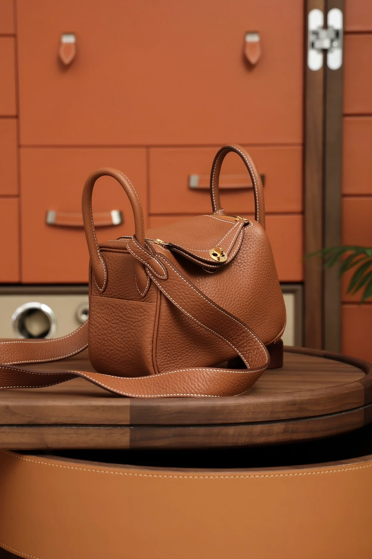 에르메스 린디 미니 골드 클레망스 골드 하드웨어 (100% HAND MADE)